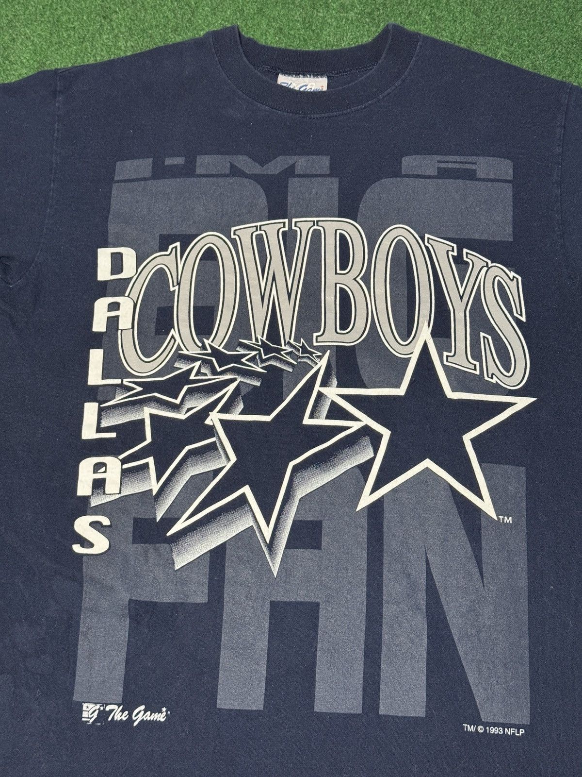 Starter Vintage 90s Dallas Cowboys RARE Big Fan Large T Shirt Size US L / EU 52-54 / 3 - 2 Thumbnail