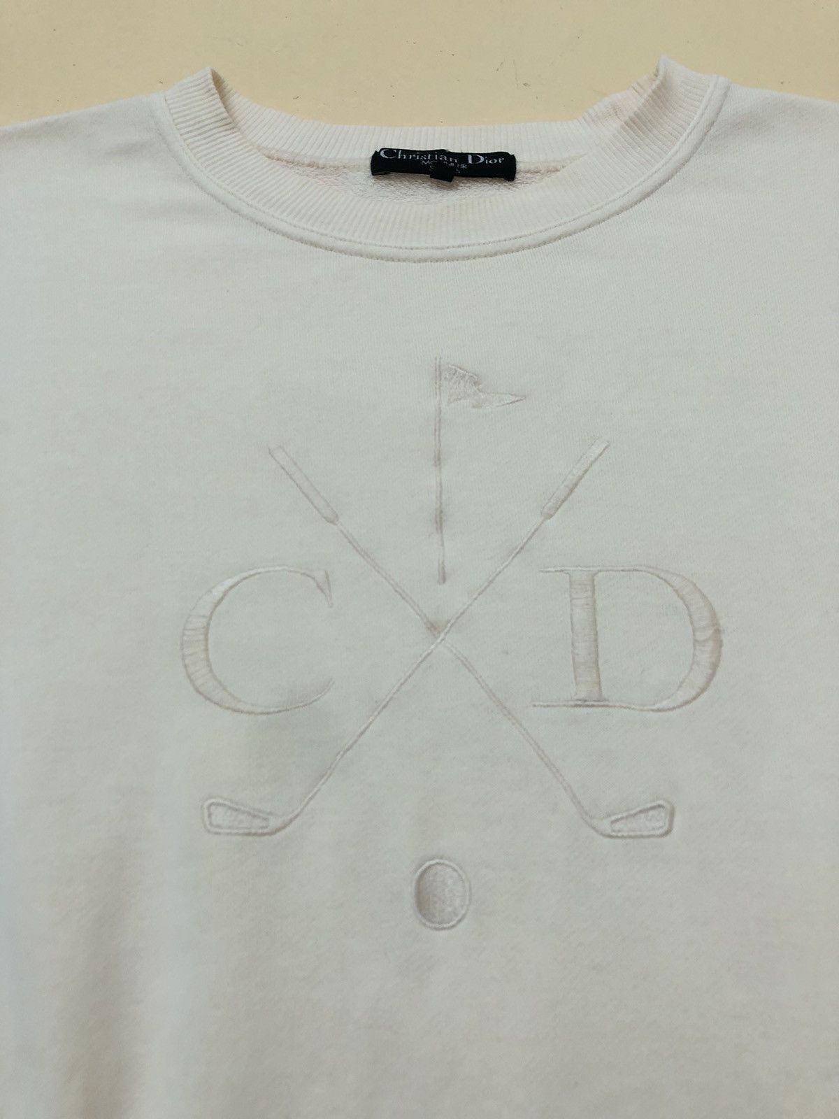 Christian Dior Monsieur × Vintage Vintage Christion Dior Sweatshirt Biglogo Embroidery Size US L / EU 52-54 / 3 - 2 Thumbnail