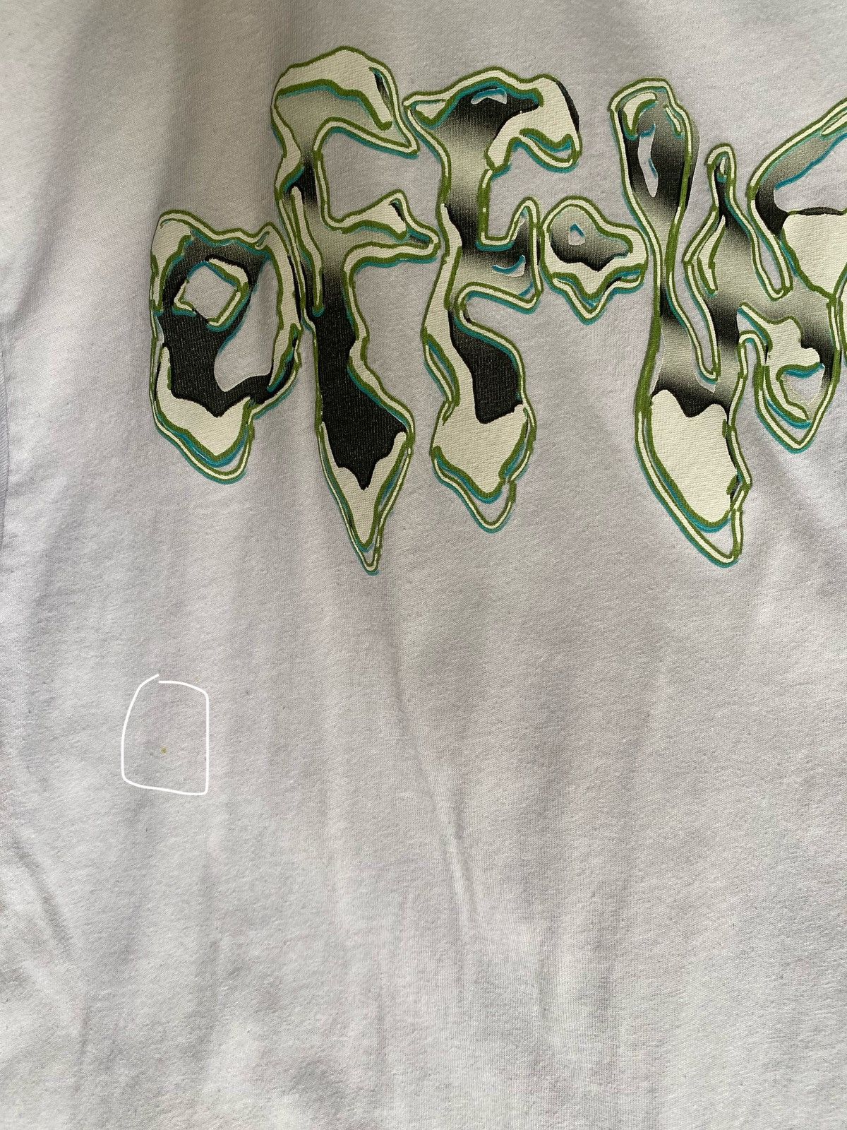 Off-White Off-White 90s Liquid T Shirt Size Medium Size US M / EU 48-50 / 2 - 11 Thumbnail