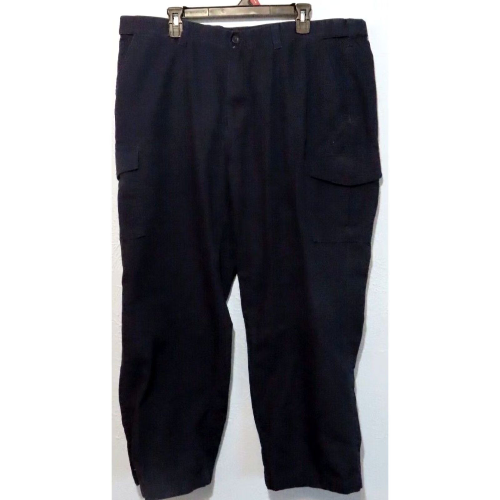 Croft & Barrow Croft & Barrow Cargo Pants Classic Fit 42x30 Black Mens Size US 42 / EU 58 - 2 Thumbnail