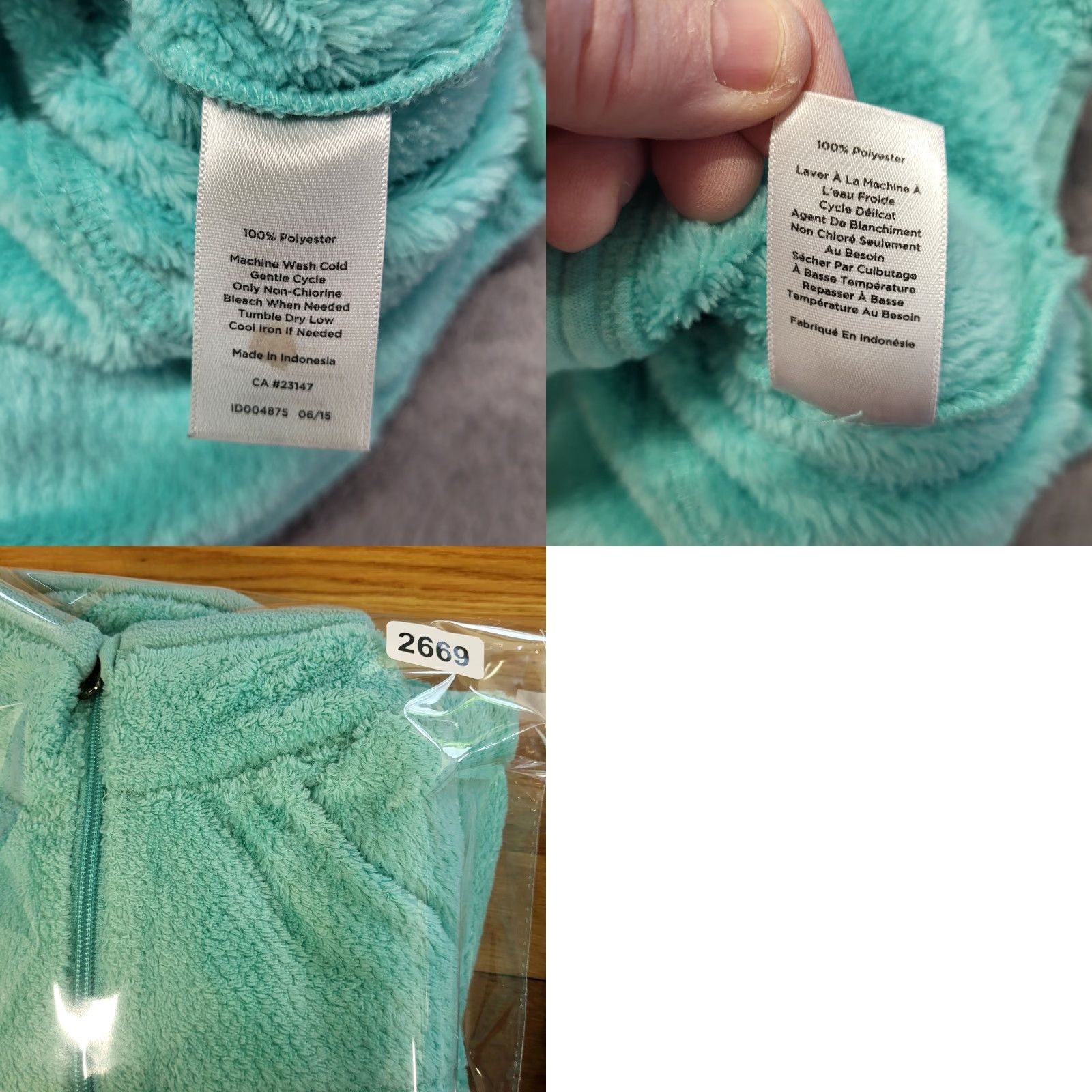 Talbots Talbots Sweater Womens Sz M Quarter Zip Pullover Turquoise Knit Long Sleeve Casual Travel Winter Spring Fall Size M / US 6-8 / IT 42-44 - 9 Thumbnail