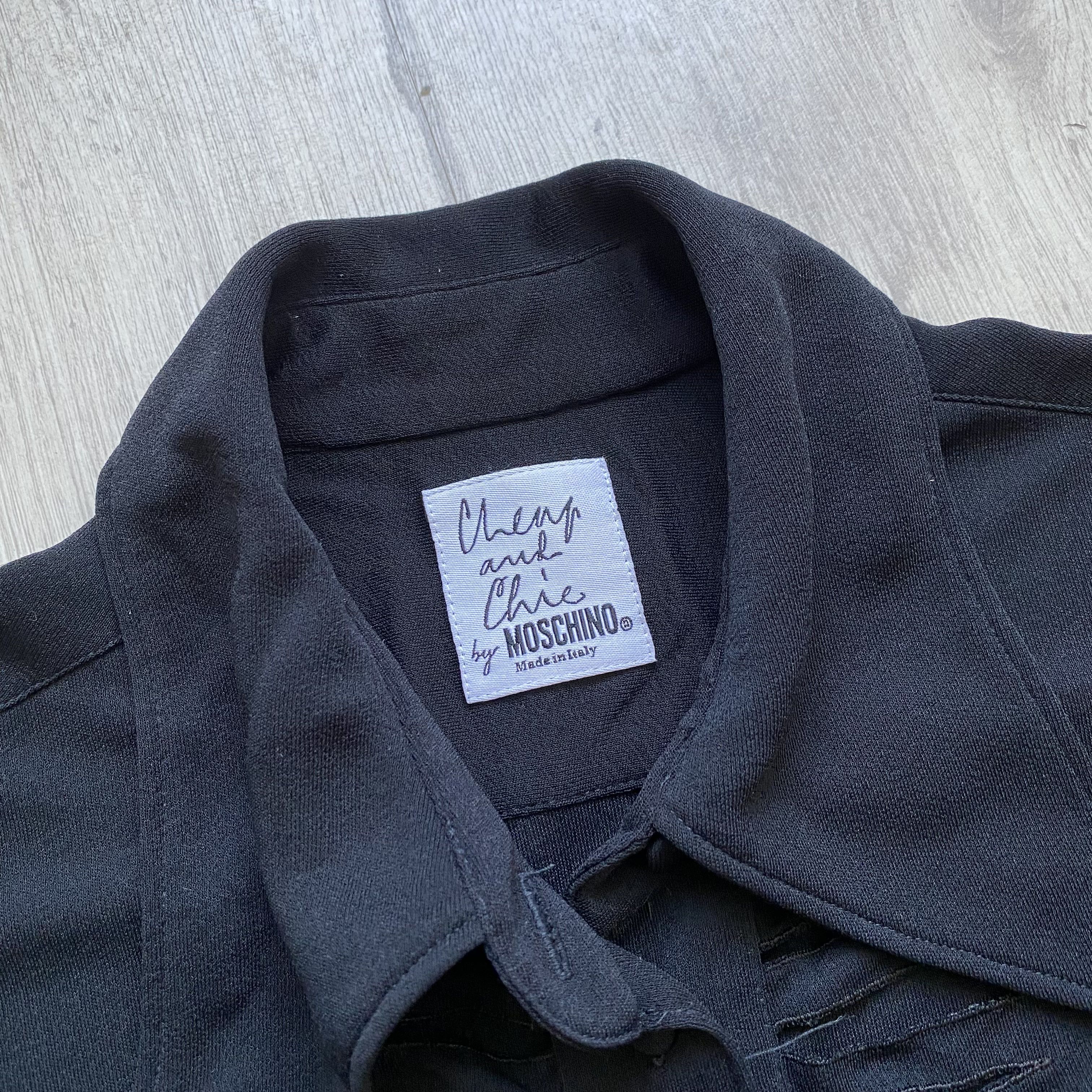 Moschino 💎Vintage Moschino Cheap And Chic blouse Avant Garde Size M / US 6-8 / IT 42-44 - 6 Thumbnail