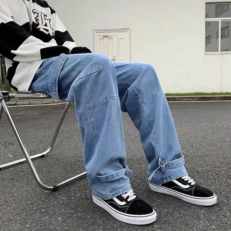 Japanese Brand × Jean Skateboard Baggy Carpenter Denim Jeans Cargo y2k Size US 32 / EU 48 - 2 Thumbnail