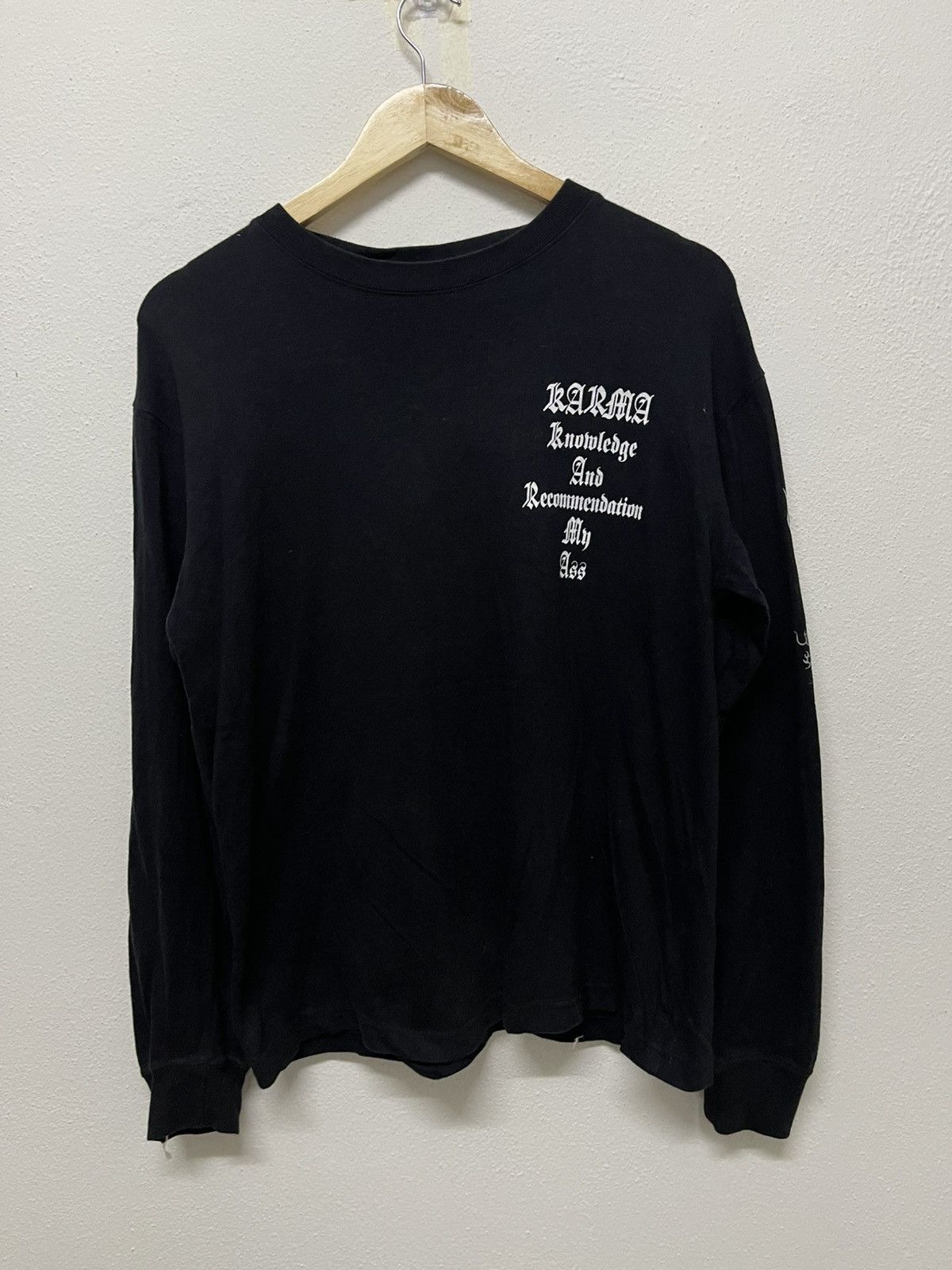 Japanese Brand 2000s KARMA DRAGON FLAME SLEEVE RARE DESIGN Size US S / EU 44-46 / 1 - 2 Thumbnail