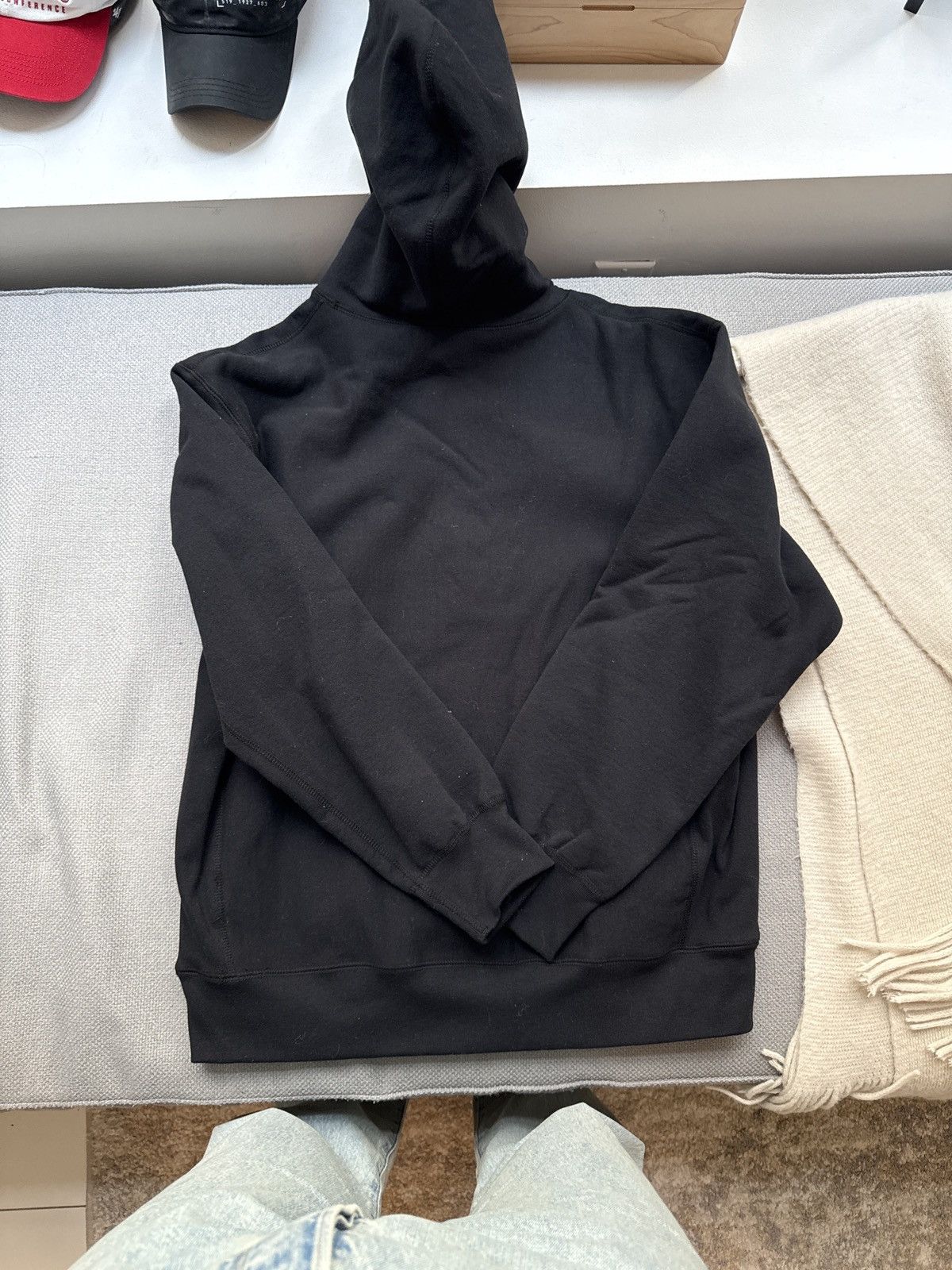 Supreme 2020 - Cross Box Logo Hoodie - Black - Large Size US L / EU 52-54 / 3 - 2 Thumbnail