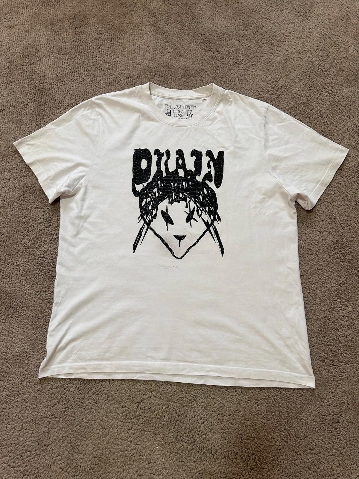 Other Nettspend Invert Tour “Vlone” Tee White + Red + Blue