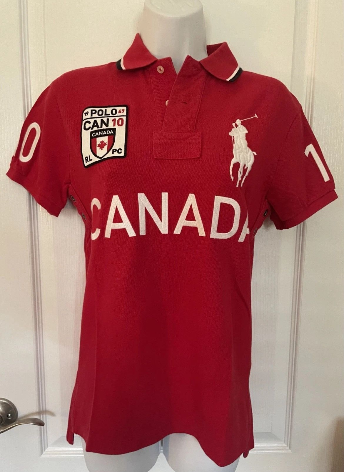 Polo Ralph Lauren *RARE* Polo Ralph Lauren Canada Shirt Size US XS / EU 42 / 0 - 1 Thumbnail
