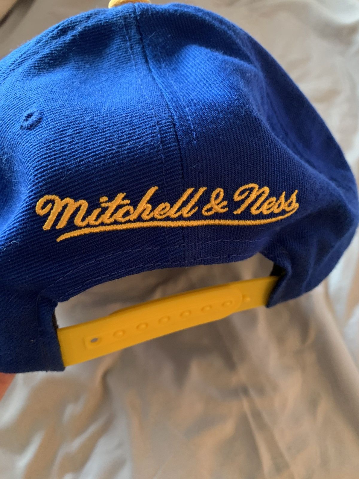 Mitchell & Ness Mitchell & Ness Golden State Warriors Throwback Snapback hat Size ONE SIZE - 3 Thumbnail