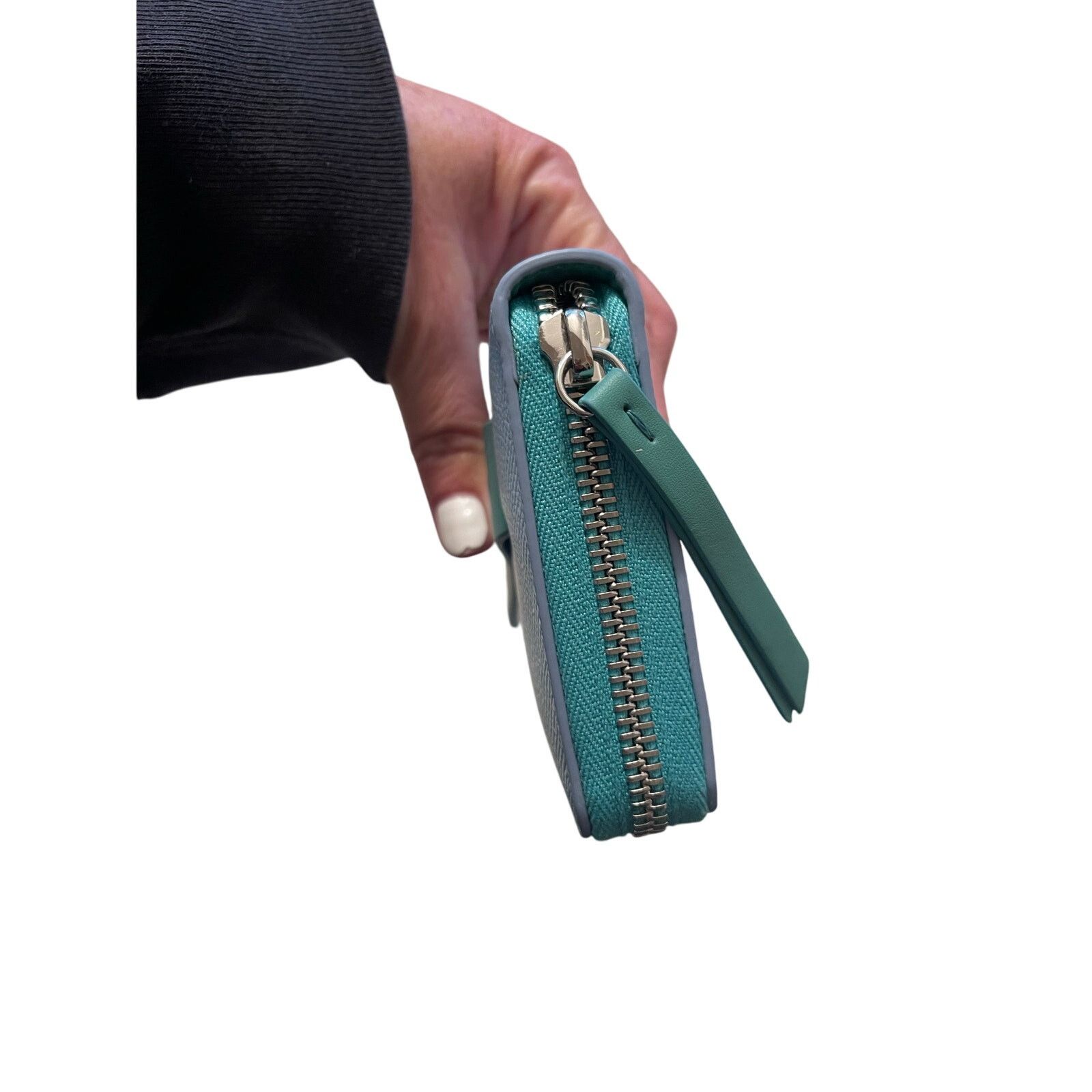Maison Margiela Maison Margiela Snatched Long Wallet, Blue NWT Size ONE SIZE - 5 Thumbnail