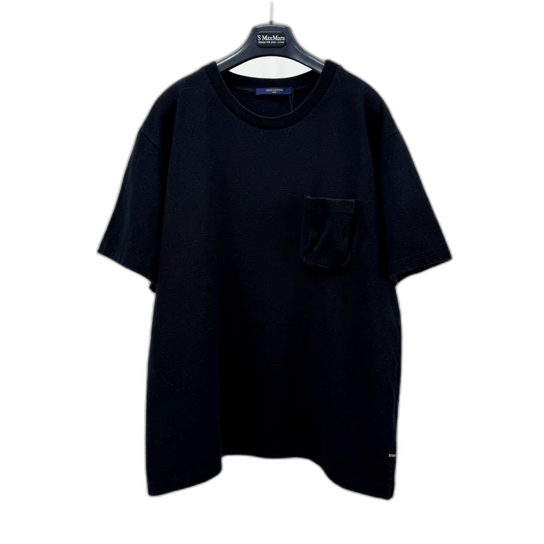 Louis Vuitton Louis Vuitton Black Short Sleeve T-Shirt-2508 Size US XL / EU 56 / 4 - 1 Thumbnail