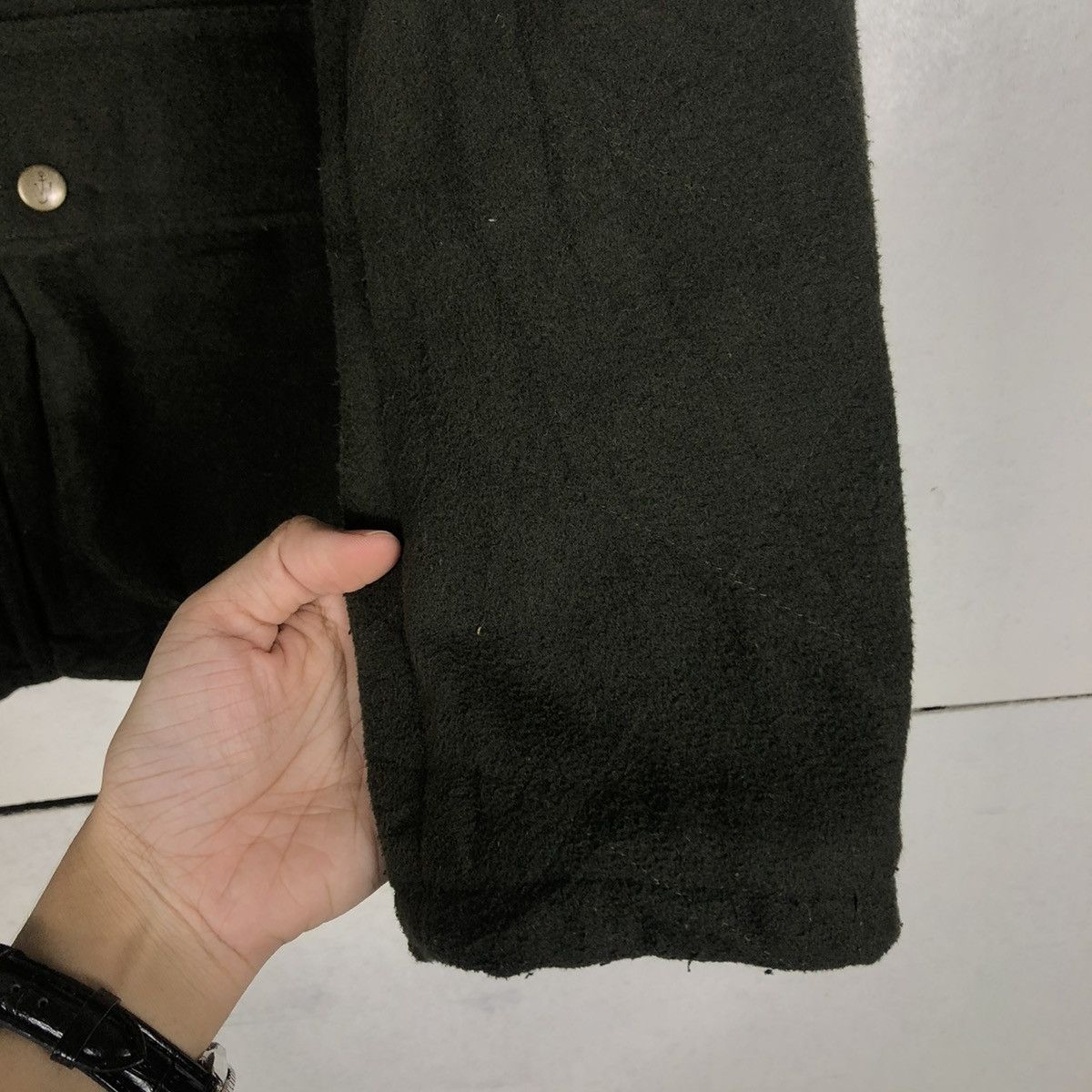 JW Anderson 📌VINTAGE WOOL CHORE JACKET J.W.ANDERSON JAPAN ISSEY MIYAKE Size US S / EU 44-46 / 1 - 16 Thumbnail
