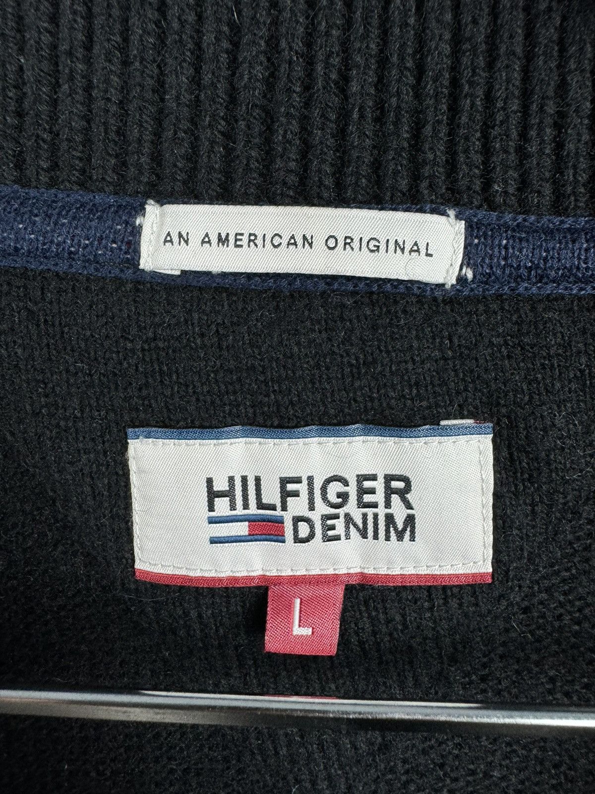 Tommy Hilfiger Tommy Hilfiger 1/3 Button Up Knitwear Sweater Size US L / EU 52-54 / 3 - 7 Thumbnail