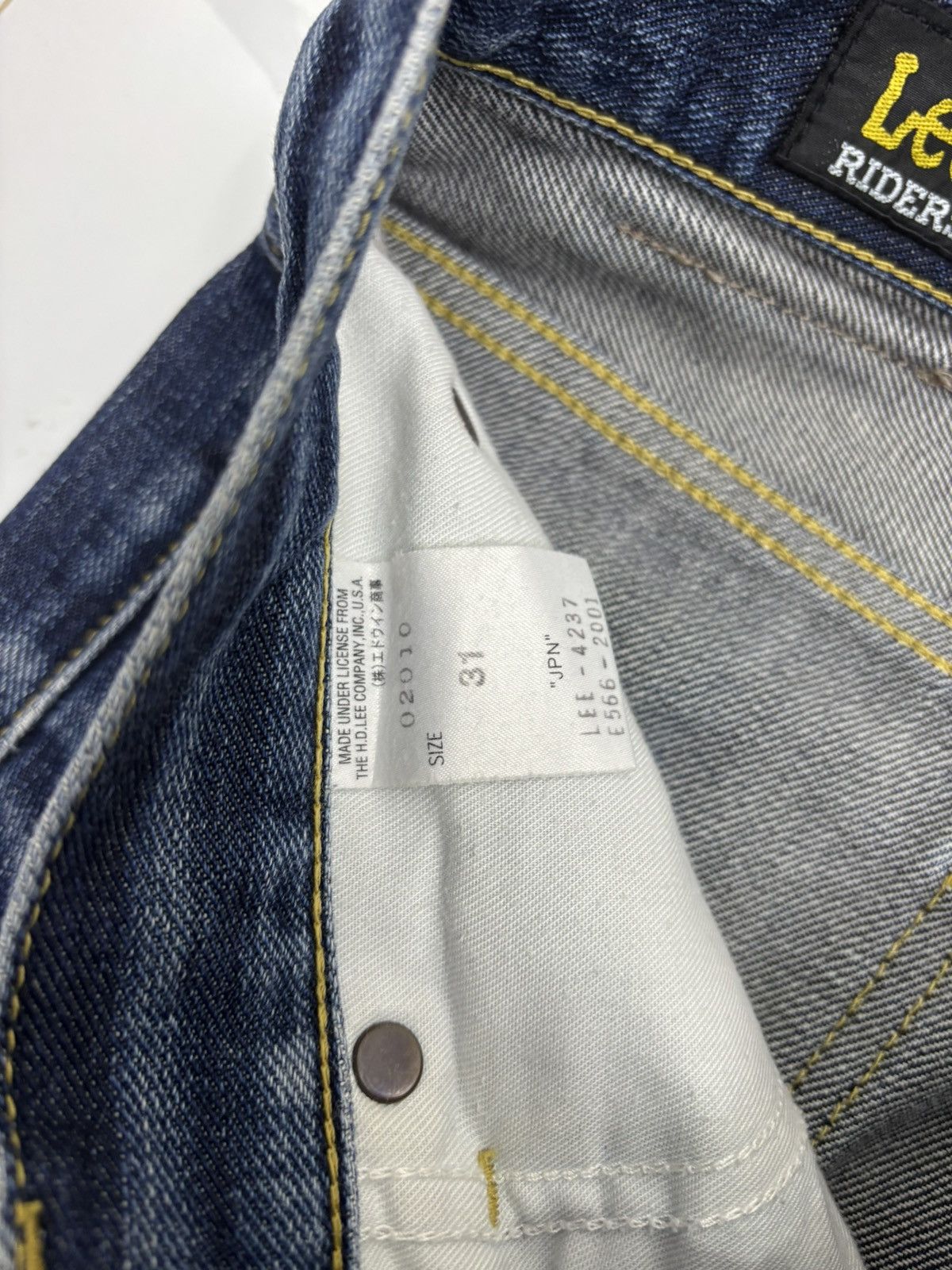 Lee Vintage Lee Riders Distressed Denim Jeans Size US 31 - 12 Thumbnail