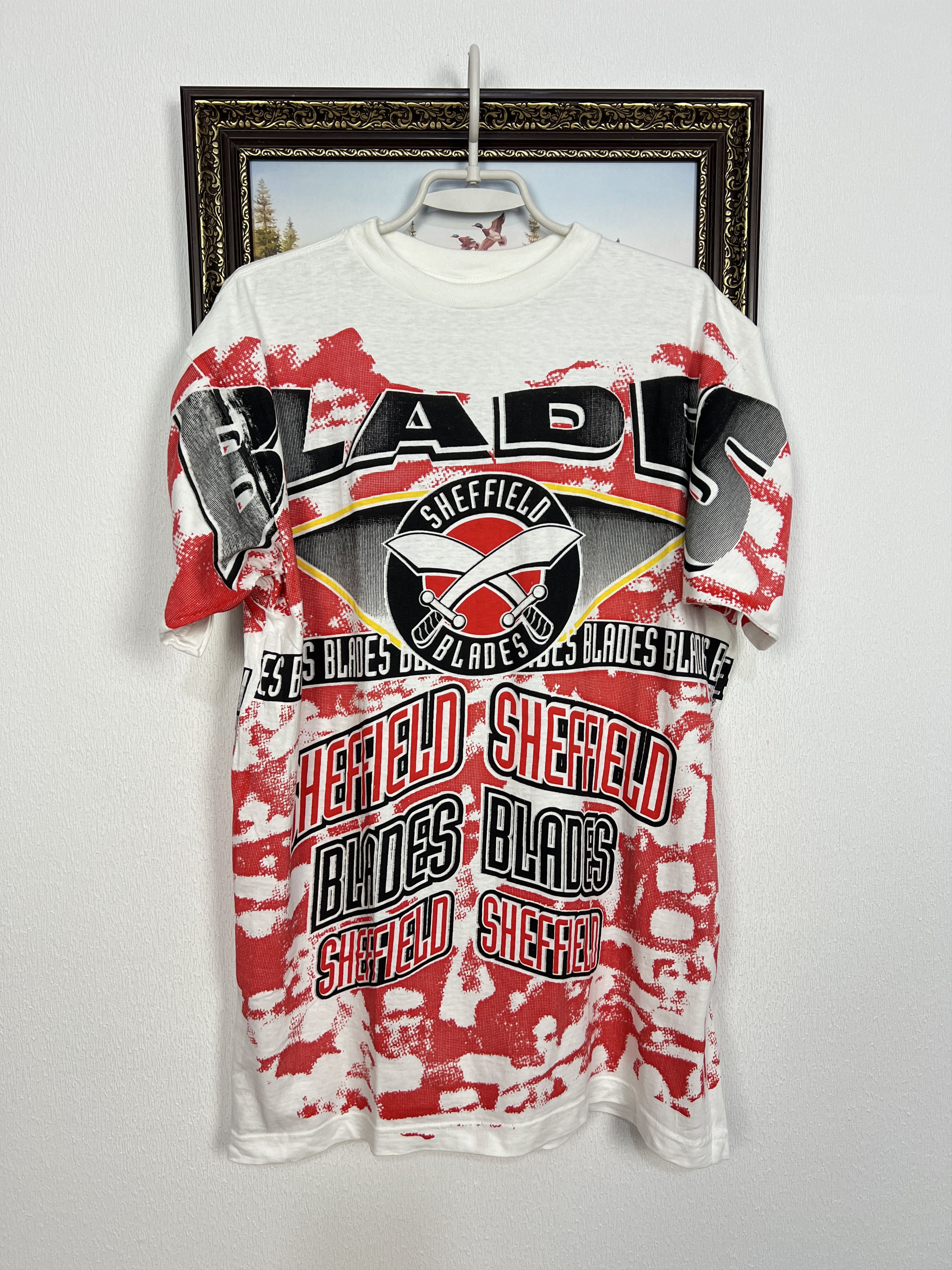 Vintage Sheffield United The Blades Football Shirt Over Print Jersey Size US XL / EU 56 / 4 - 1 Thumbnail