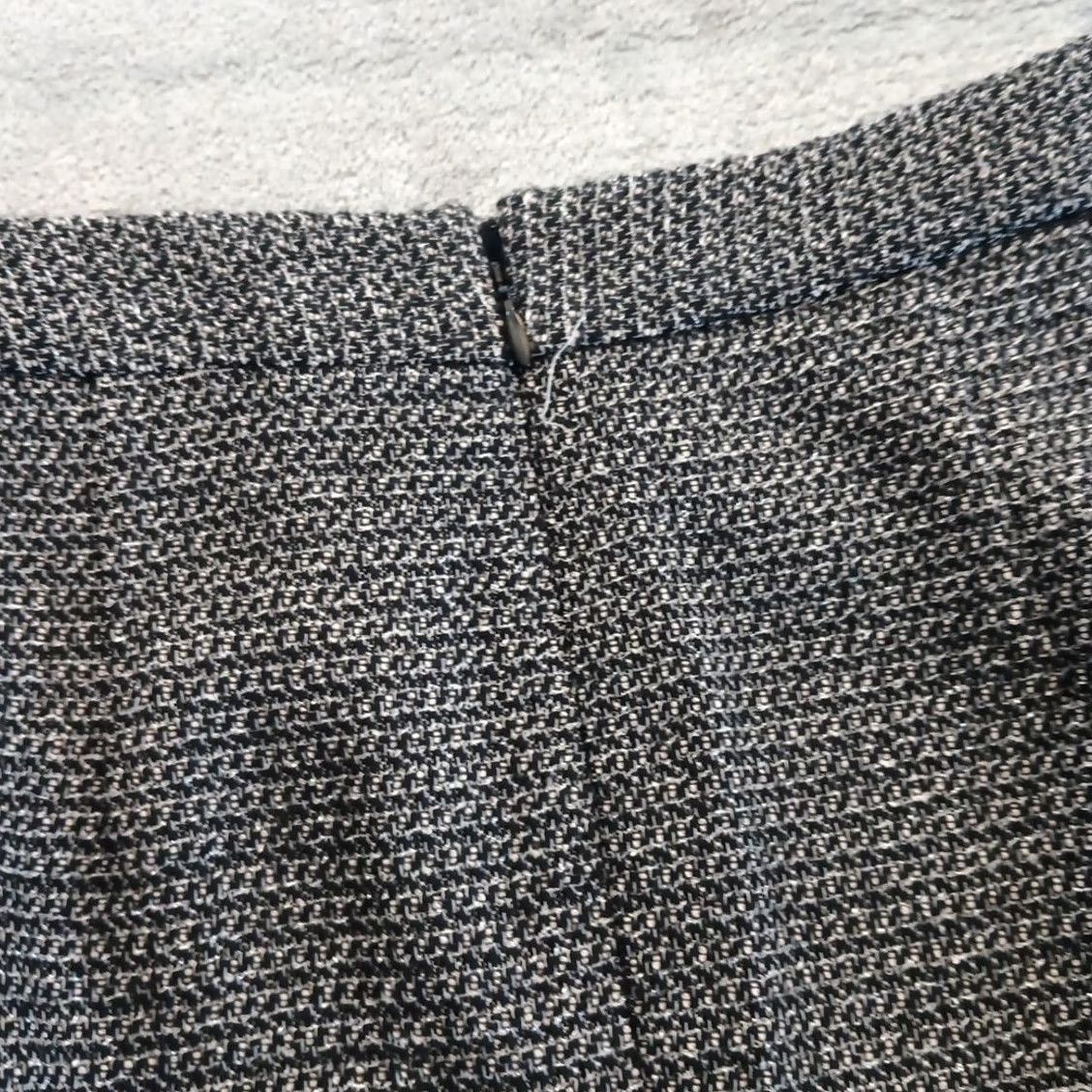 Talbots Talbots Skirt Knee Length Gray Cotton Blend Size 4 Lined Pencil Womens Regular Vintage No Size 27" / US 4 / IT 40 - 5 Thumbnail