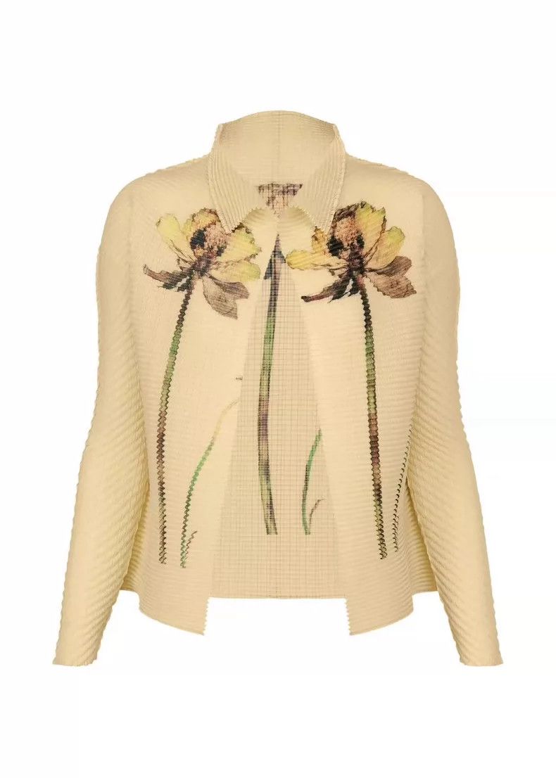 Issey Miyake Issey Miyake size:2 The beige "Spring Flowers and Autumn F Size S / US 4 / IT 40 - 1 Thumbnail