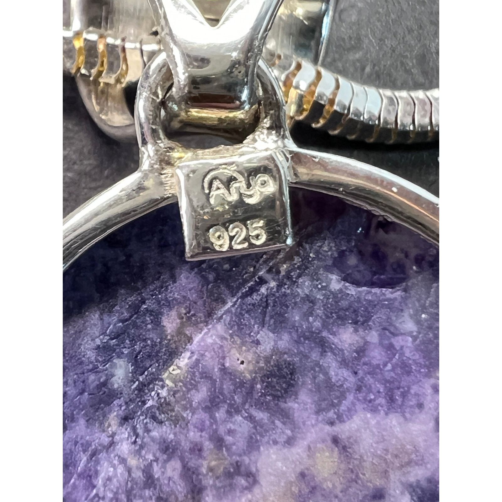 Other Arya stichtite and amethyst Sterling silver necklace Size ONE SIZE - 3 Thumbnail