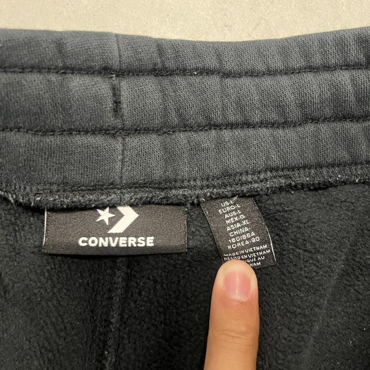 Converse Vintage Y2K/2000s Black Converse Sweatpants Loungewear Essential! Size US 34 / EU 50 - 6 Thumbnail
