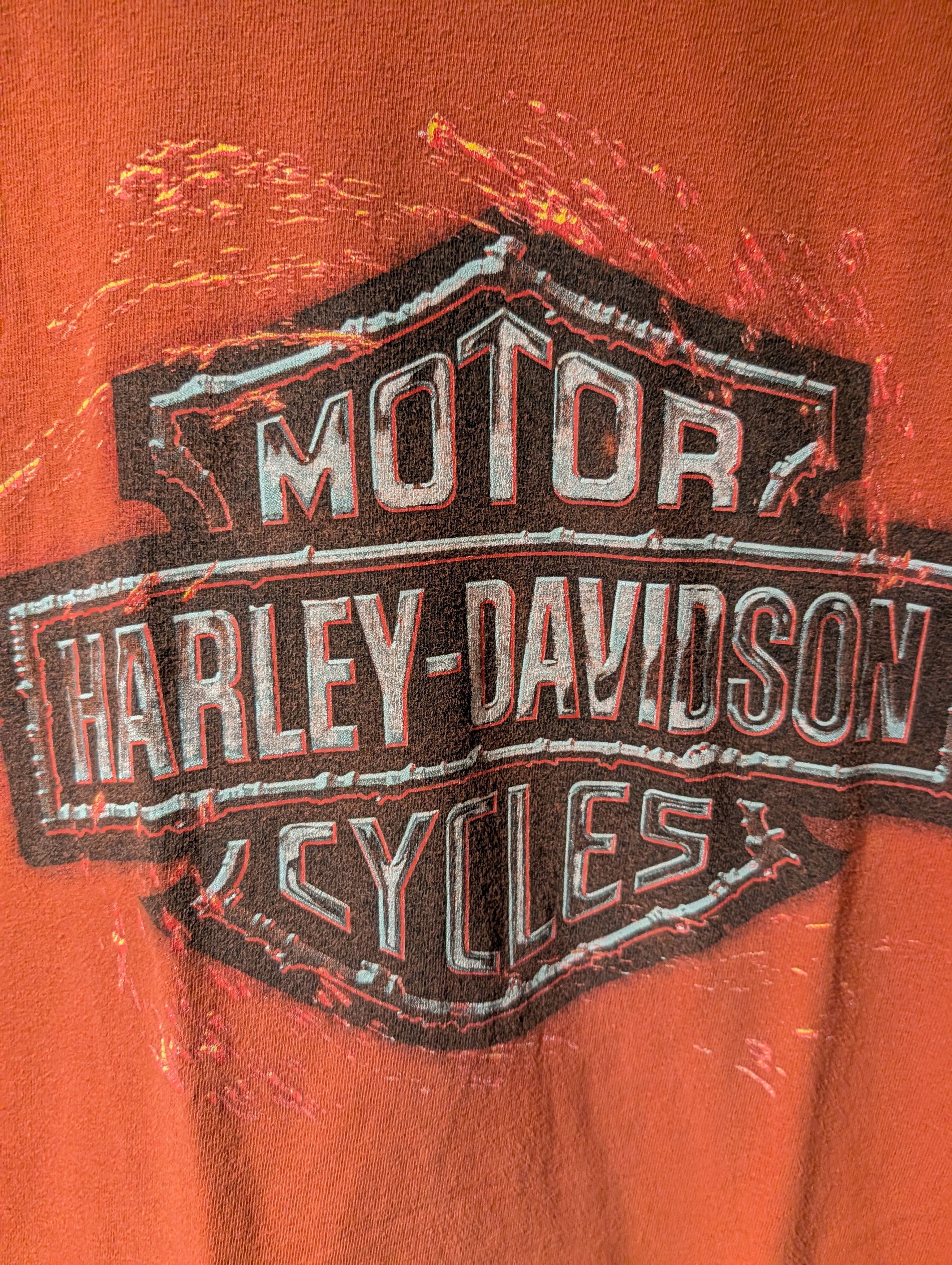 Harley Davidson Vintage Harley Davidson Logo Omaha Nebraska Large T-Shirt Size US L / EU 52-54 / 3 - 2 Thumbnail