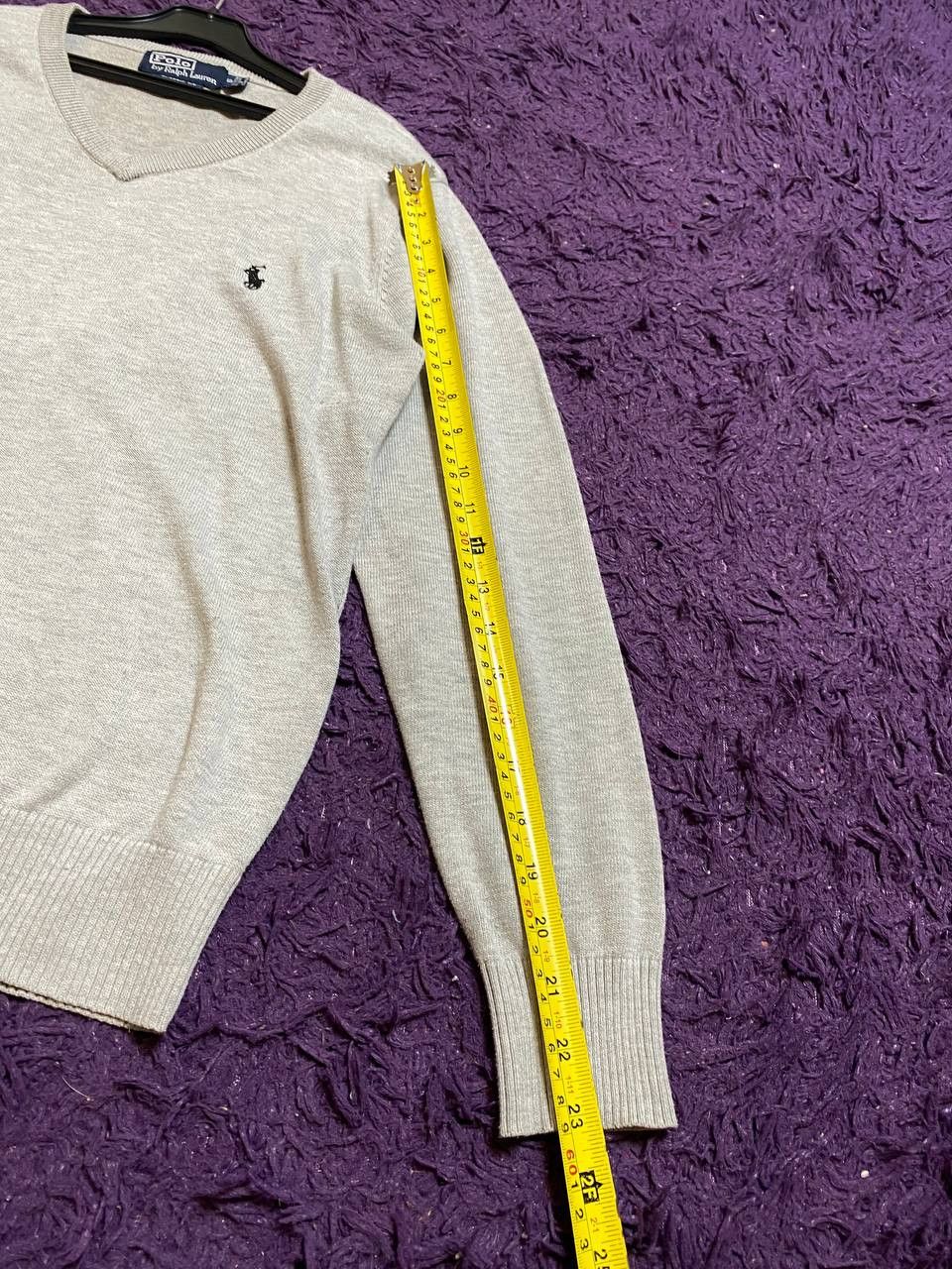 Polo Ralph Lauren Vintage gray Sweaters Polo Ralph Lauren logo crazy Y2K Size US S / EU 44-46 / 1 - 10 Thumbnail