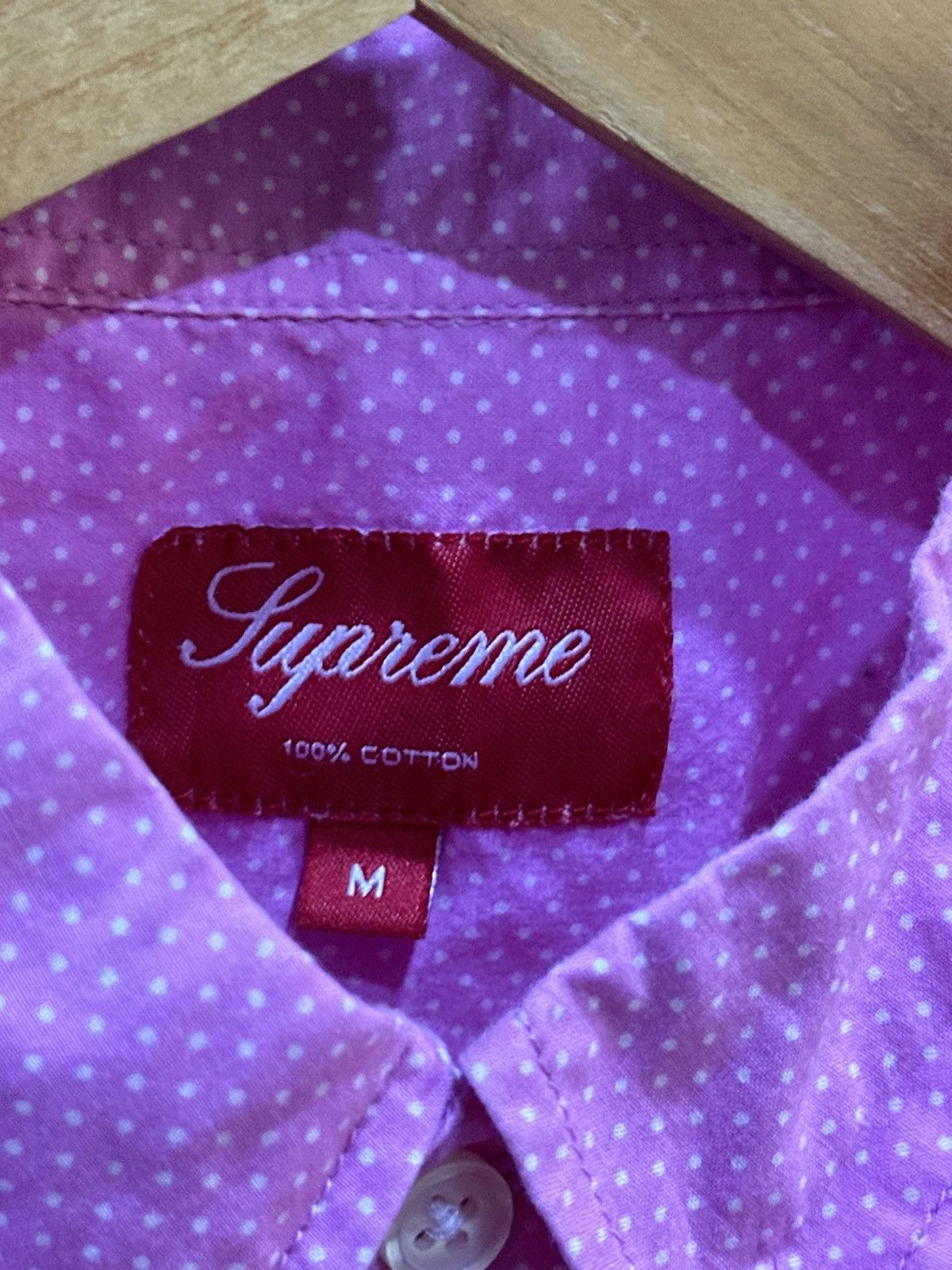 Supreme SS13 Supreme Polka Micro Dot Western Shirt Size US M / EU 48-50 / 2 - 8 Thumbnail