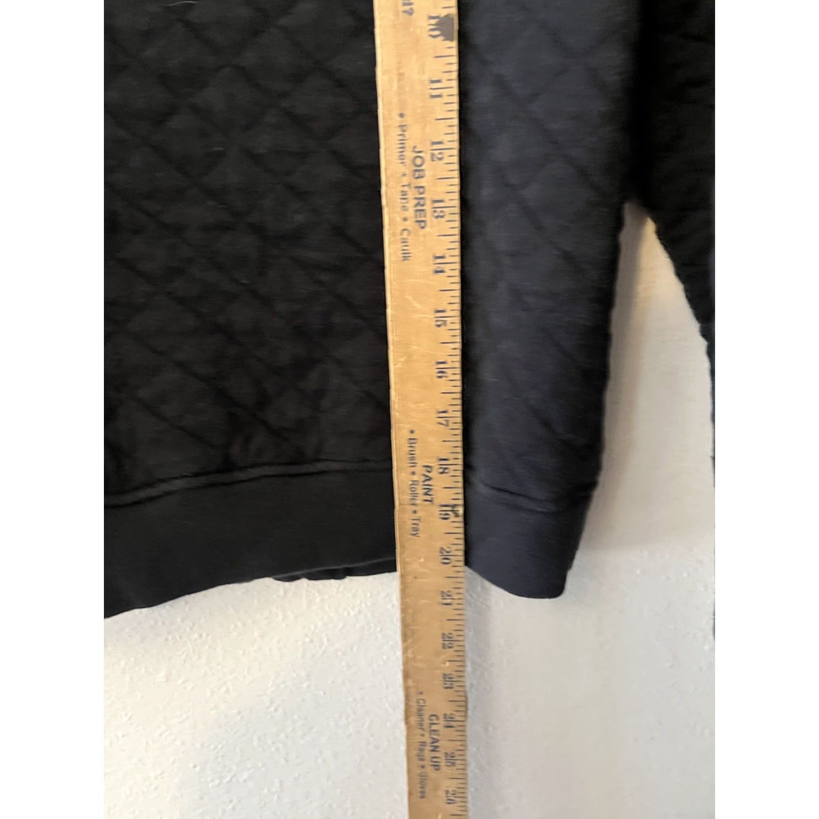 Gap Gap Bomber Jacket Black S Womens Short Zip Mock Neck Quilted Zipper Casual Fall Spring Geometric Polyester Knit Regular Size S / US 4 / IT 40 - 4 Thumbnail