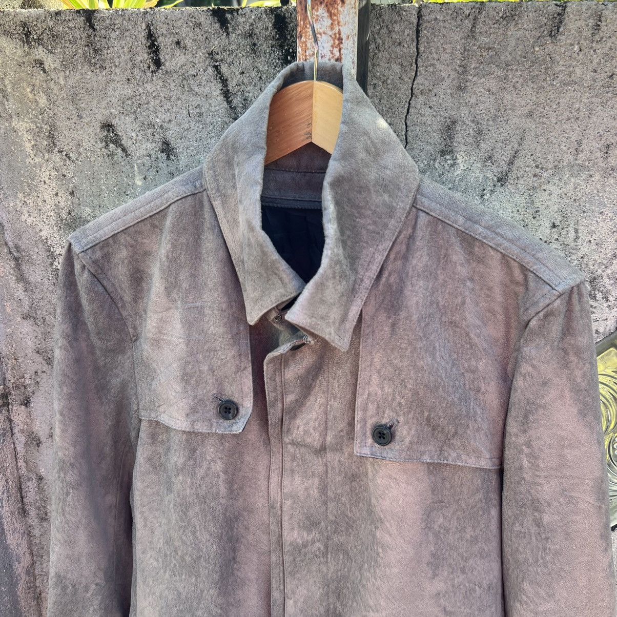 Tornado Mart “TORNADO MART” WASHED GREY CAR COAT JACKET Size US L / EU 52-54 / 3 - 4 Thumbnail