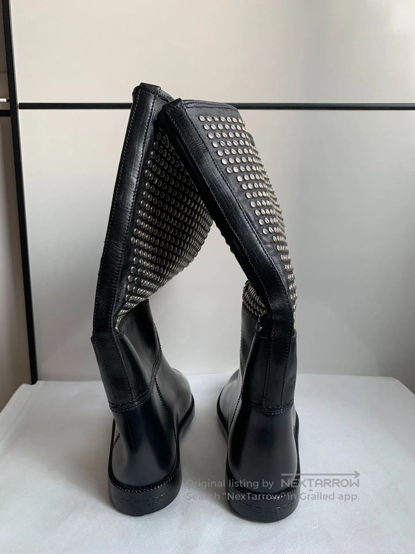 Burberry Burberry Black Rivet High Boots. Size US 6 / IT 36 - 4 Thumbnail