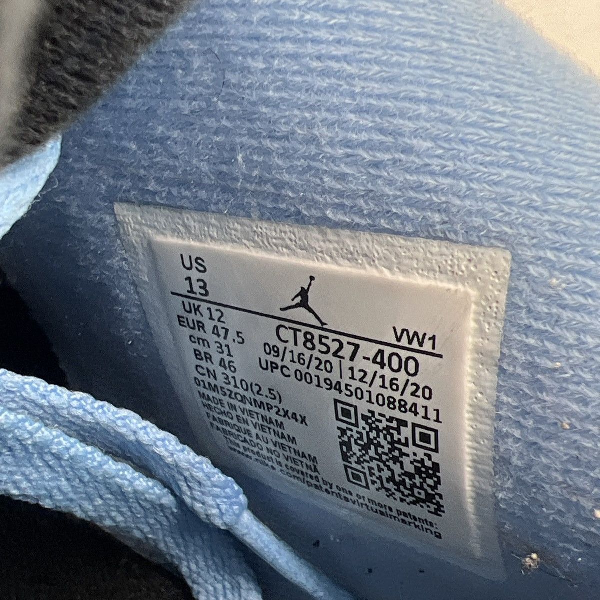 Jordan Brand Air Jordan 4 university blue Size US 13 / EU 46 - 9 Thumbnail