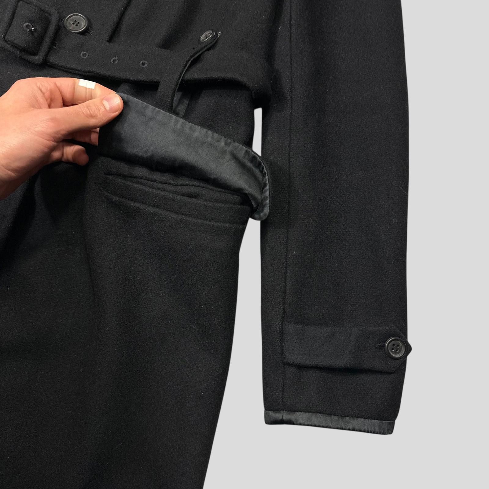 Miu Miu Miu Miu 2006 Wool + Nylon Mini Belted Trench Coat - IT38 Size S / US 4 / IT 40 - 3 Thumbnail