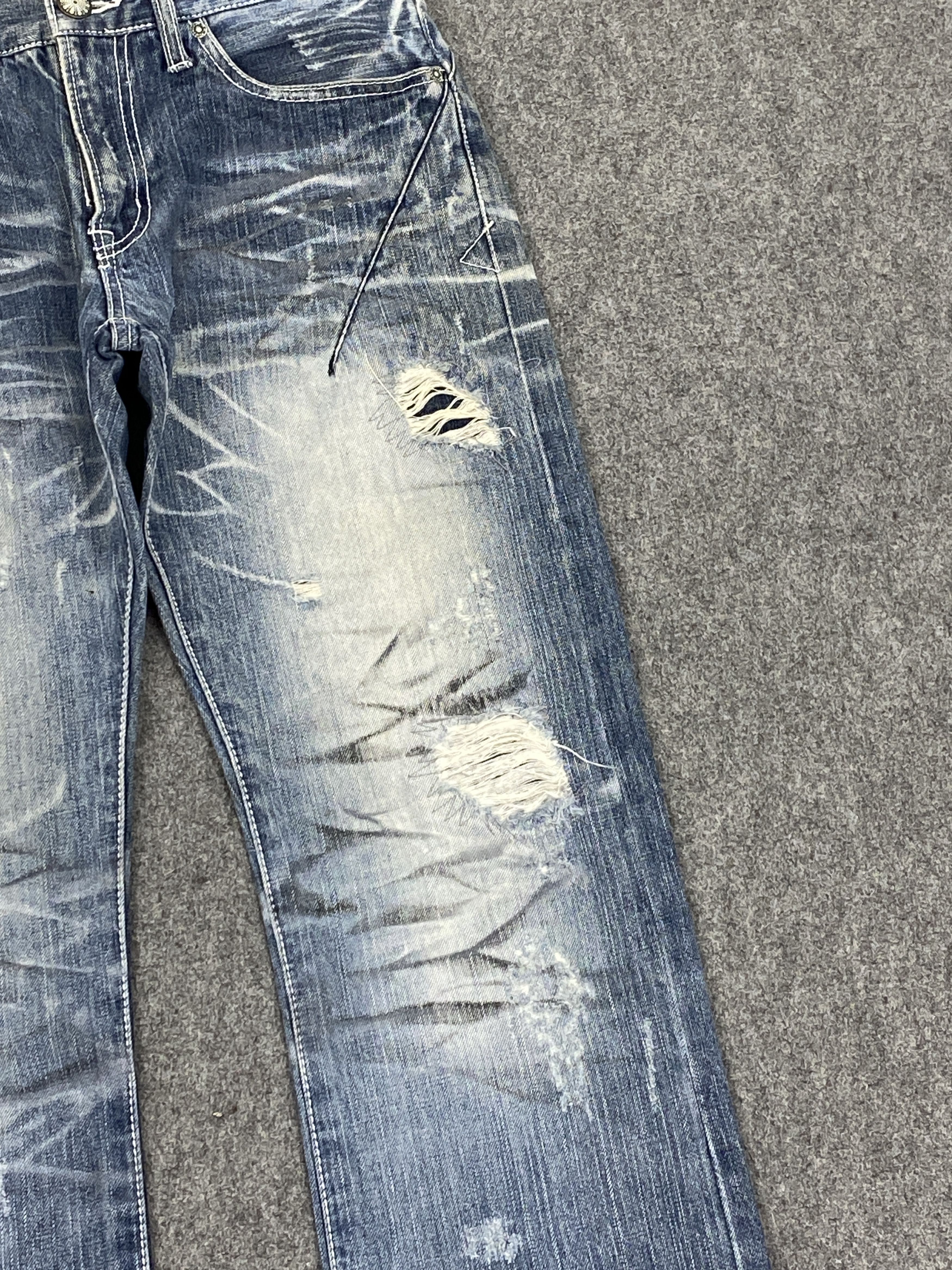 If Six Was Nine Vintage Japanese Brand Faded Blue jeans DP2747 Size US 32 / EU 48 - 11 Thumbnail