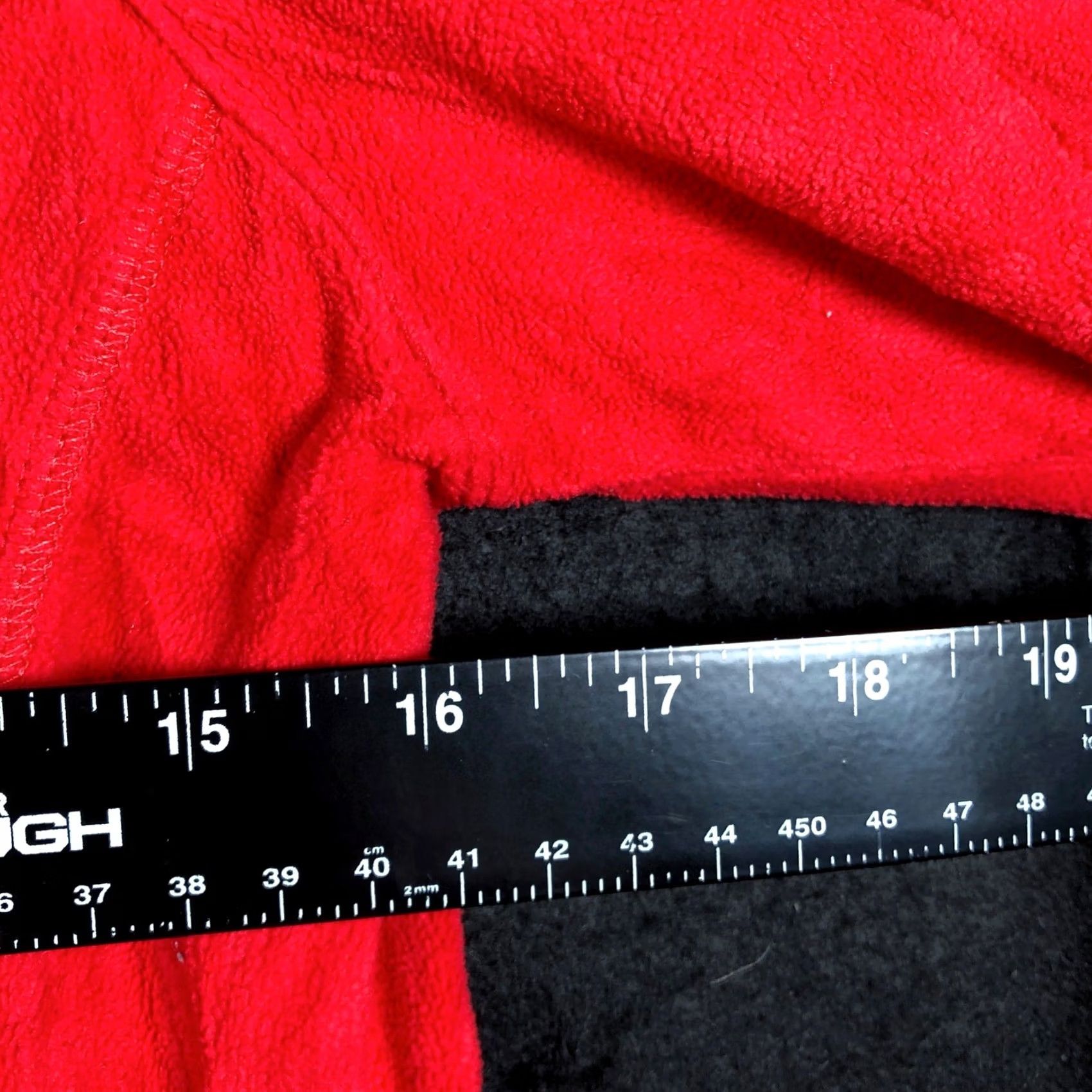 Vintage Columbia Womens Sweater Red Pullover 1/4 Zip Fleece Outdoors Stretch Medium Regular Long Sleeve V-Neck Solid Cotton? Polyester Spandex Size M / US 6-8 / IT 42-44 - 6 Thumbnail