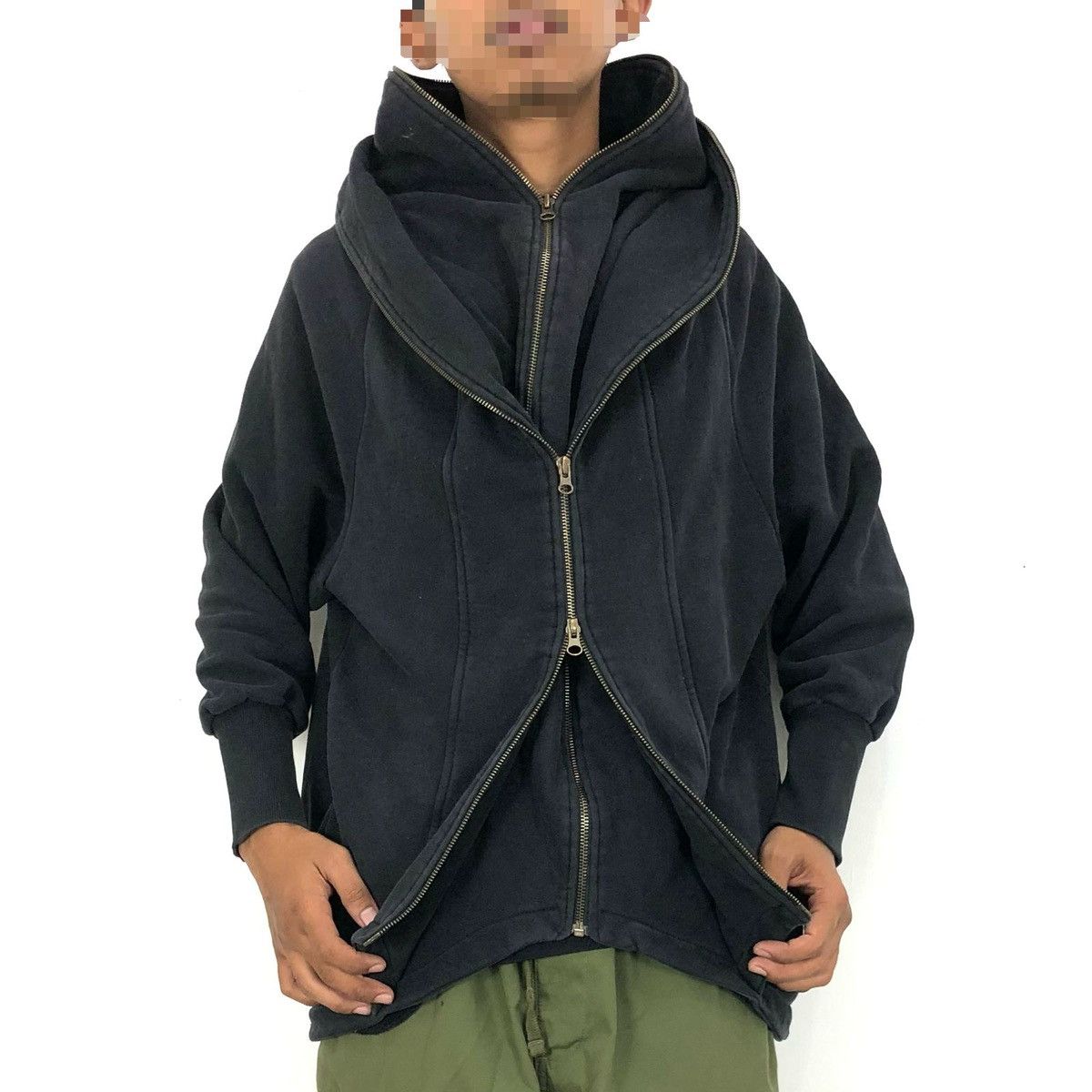 If Six Was Nine 2000s Victory Punk Goa Lgb Punk Style Double Zipper Hoodie Size US L / EU 52-54 / 3 - 1 Thumbnail