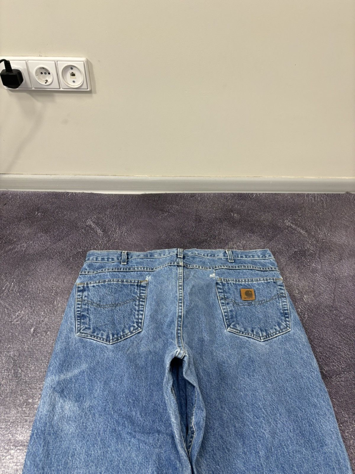 Carhartt Vintage Carhartt Blue Y2K USA 90s Hype Baggy Jeans Size US 40 / EU 56 - 7 Thumbnail