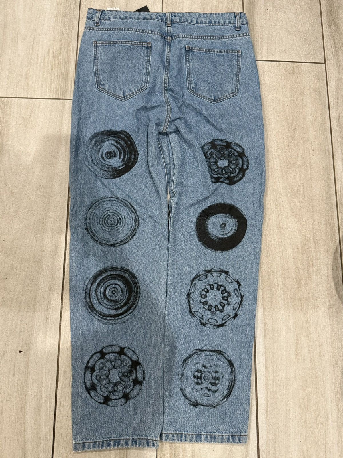 Jaden Smith × Msftsrep × Vintage msftsrep fw/22 vibration print jeans Size US 34 / EU 50 - 6 Thumbnail