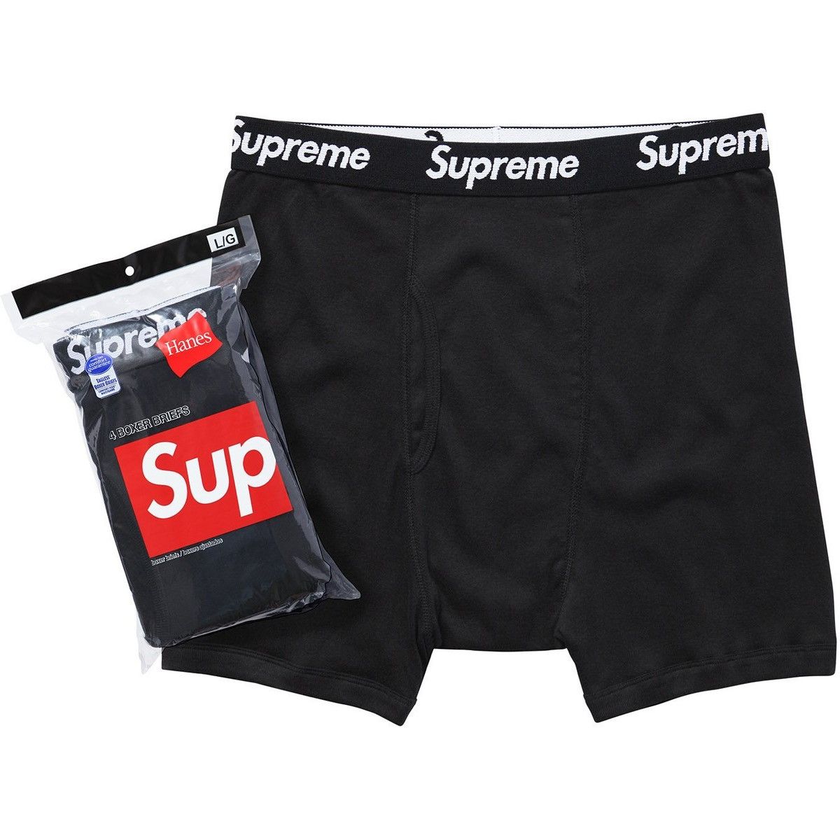 Supreme Supreme x Hanes boxer briefs, size XL | Grailed