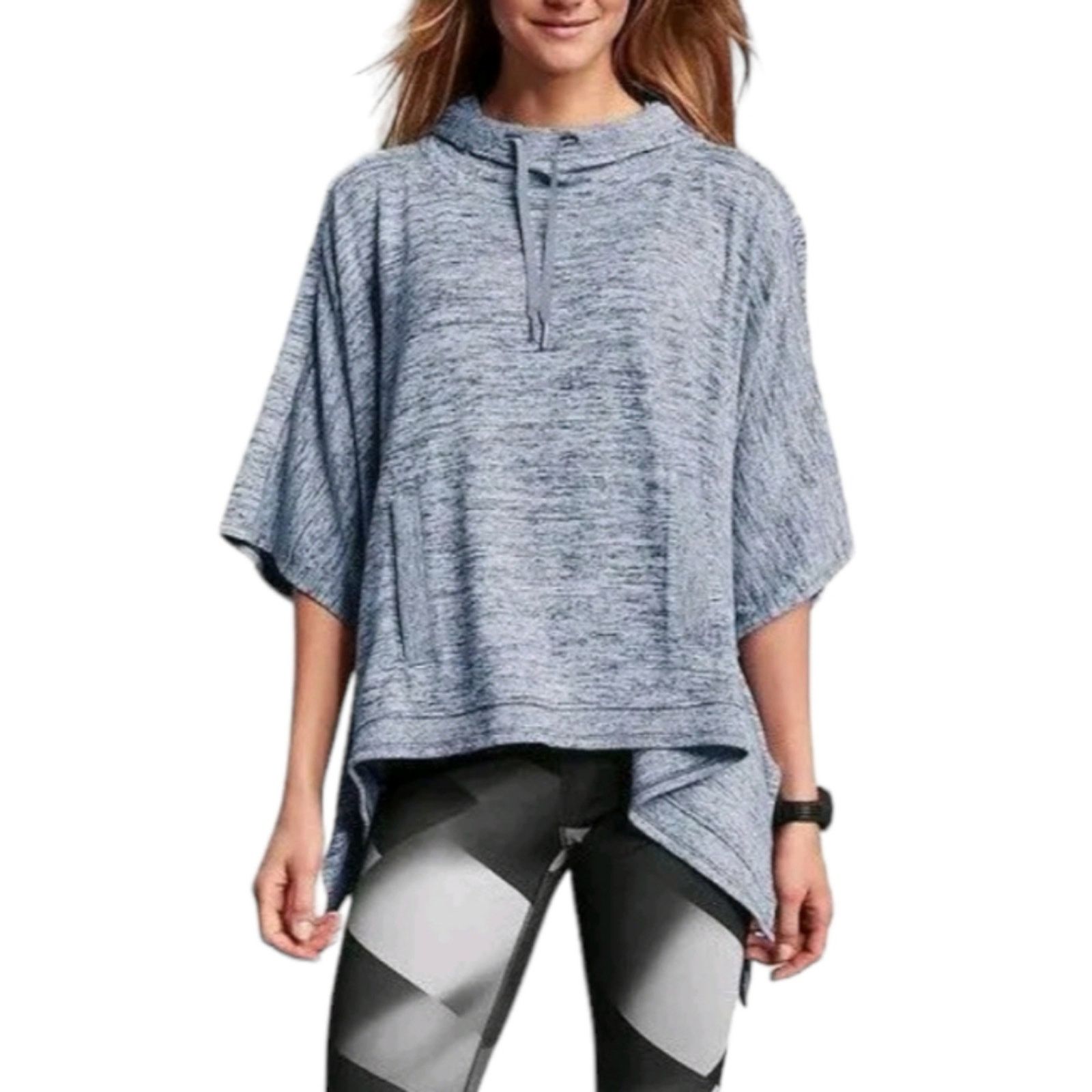 Athleta Athleta Blissfull Hooded Poncho Hoodie Small Size S / US 4 / IT 40 - 4 Thumbnail