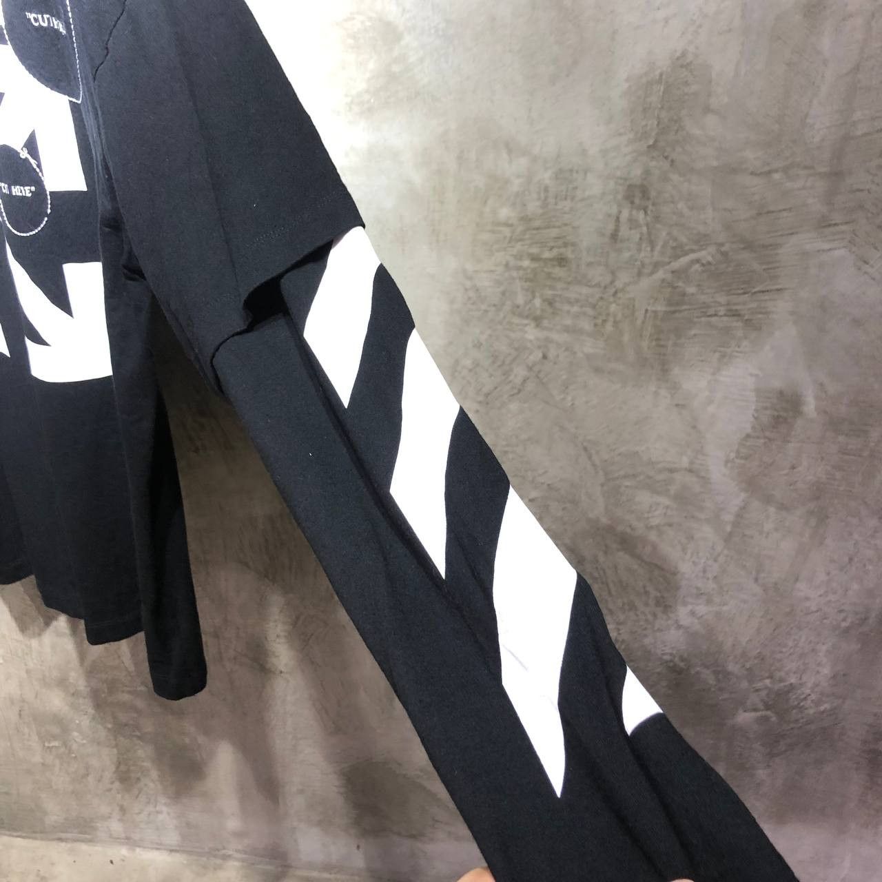 Off-White Off-White Cut Here Double Long sleeves shirt Size US L / EU 52-54 / 3 - 10 Thumbnail