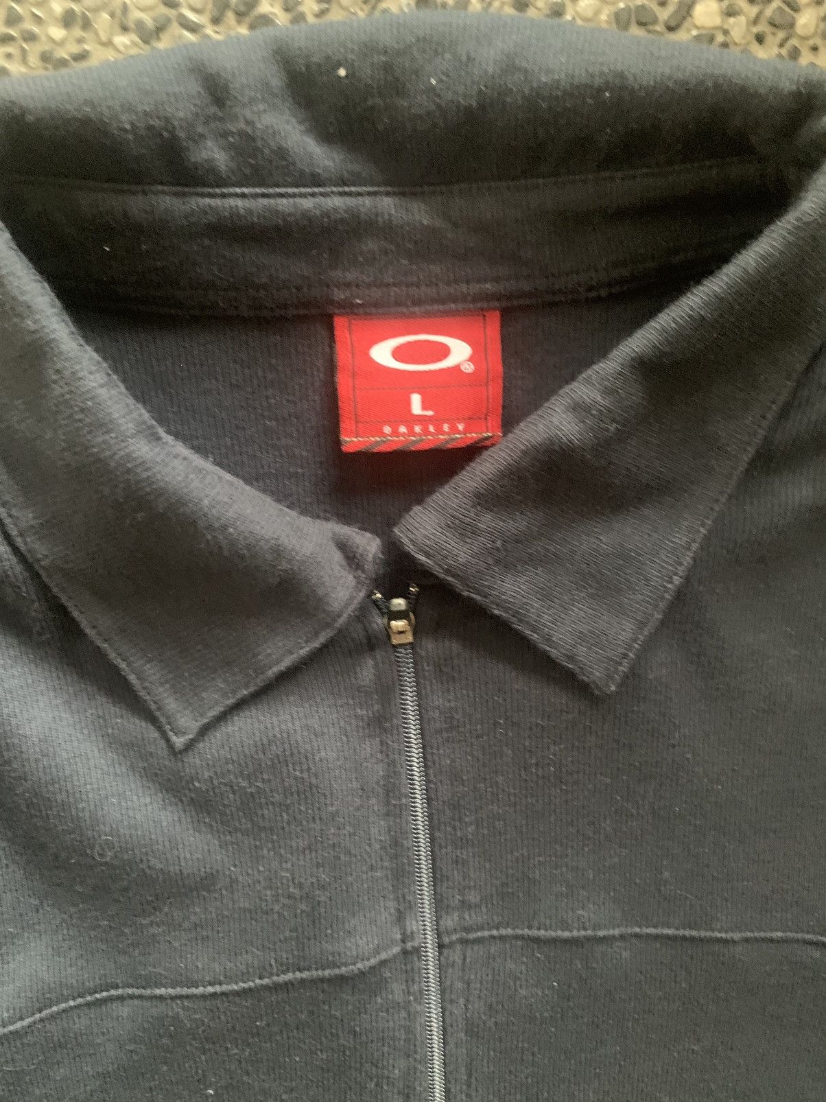 Oakley × Vintage Vintage Oakley Half Zipper Long Sleeve Polo Shirt Size US L / EU 52-54 / 3 - 8 Thumbnail