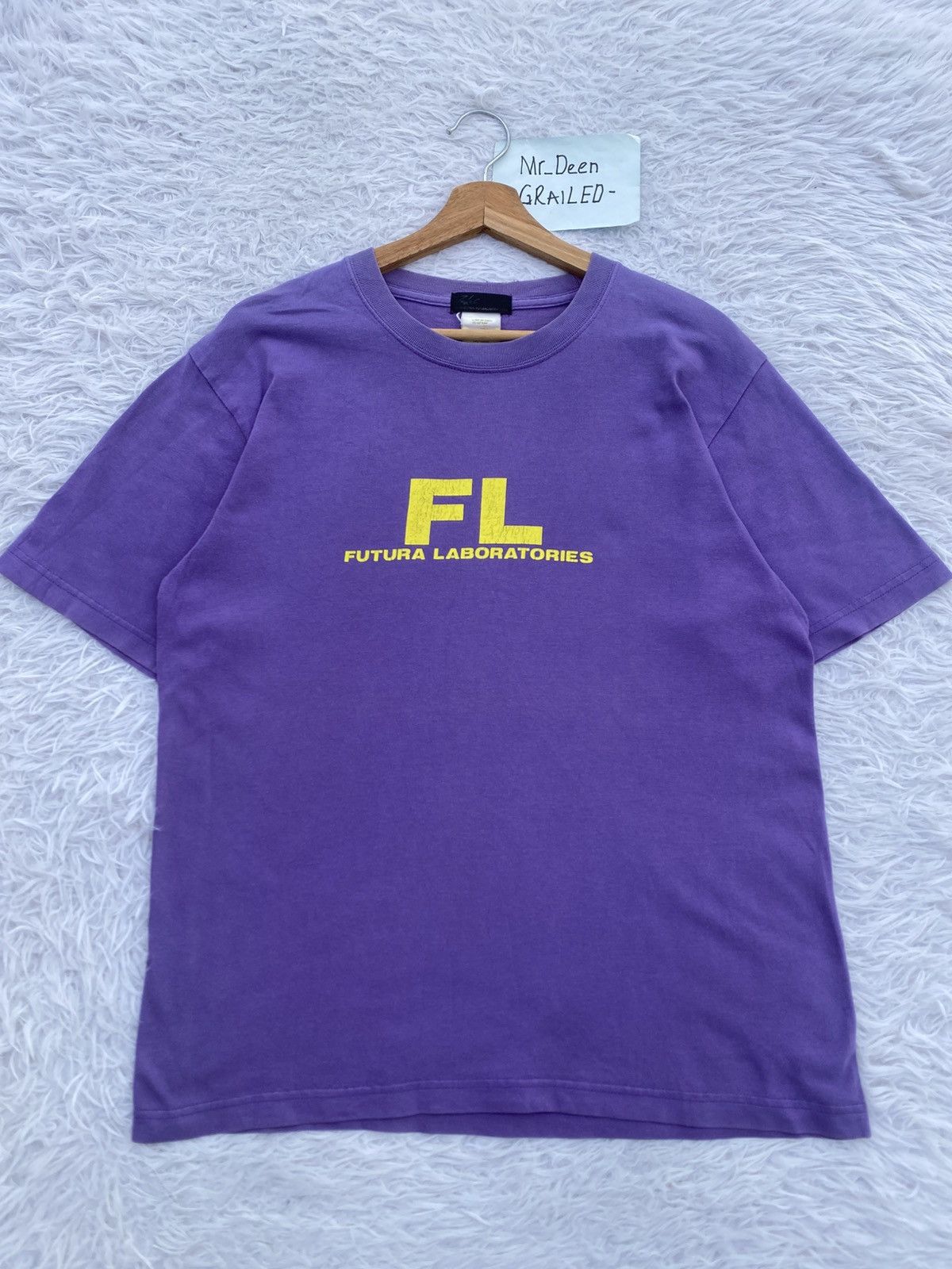 Futura Rare Vintage Futura Laboratories FL Purple Tshirt Size US M / EU 48-50 / 2 - 5 Thumbnail