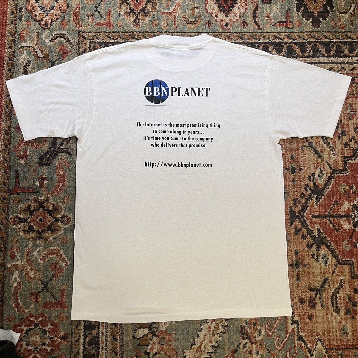 Vintage Vintage Computer Internet Y2K Tech IT BBN Intranet XL Shirt Size US XL / EU 56 / 4 - 1 Thumbnail