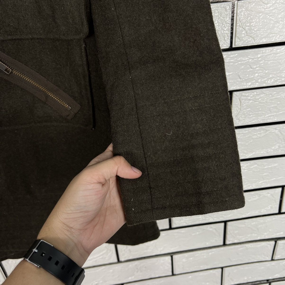 Japanese Brand RODEO CROWNS Faux Fur Hooded Coat Jacket #4088-C186 Size US M / EU 48-50 / 2 - 7 Thumbnail