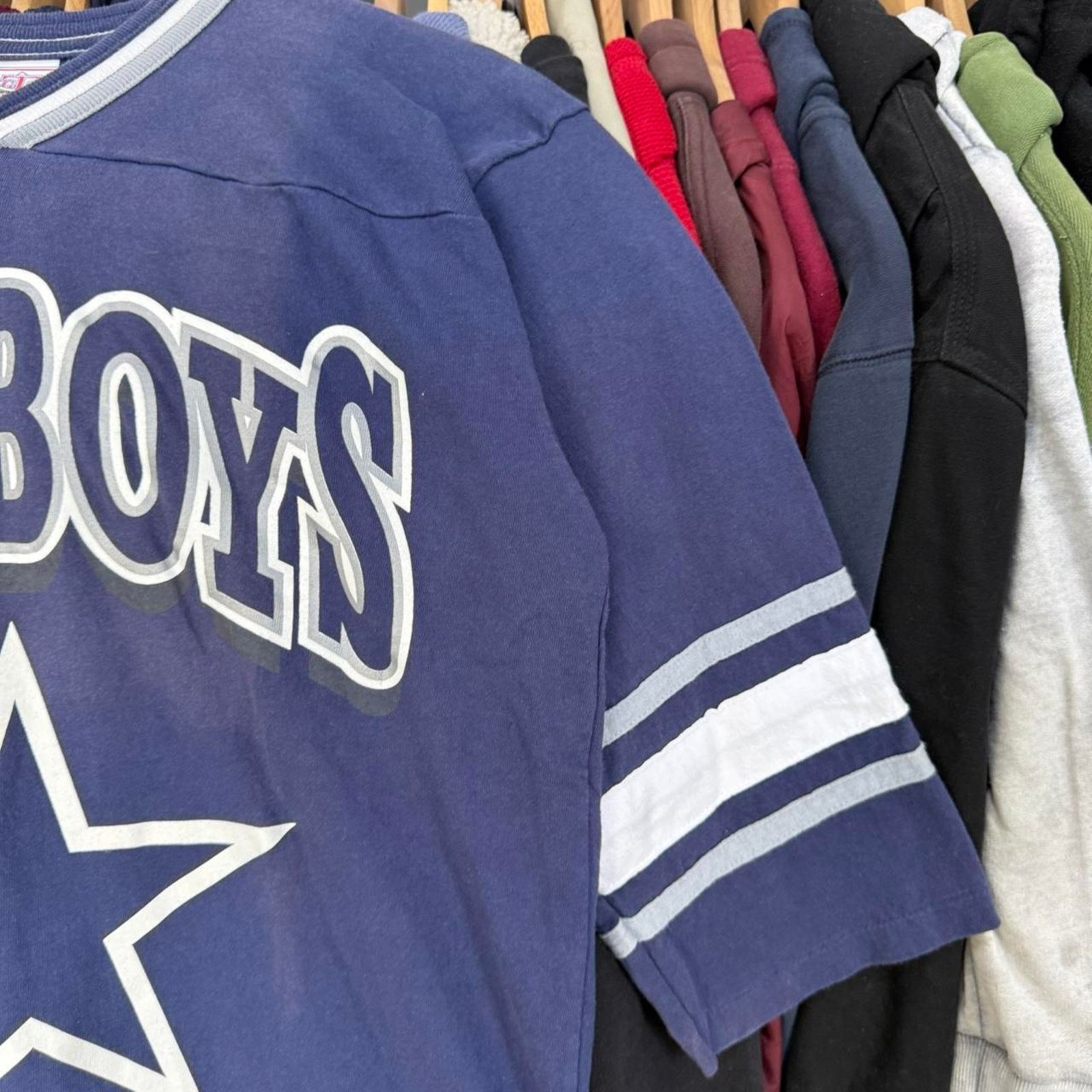 Other Vintage 90s Boys Dallas Cowboys 3/4 Sleeve T-Shirt Size US S / EU 44-46 / 1 - 3 Thumbnail