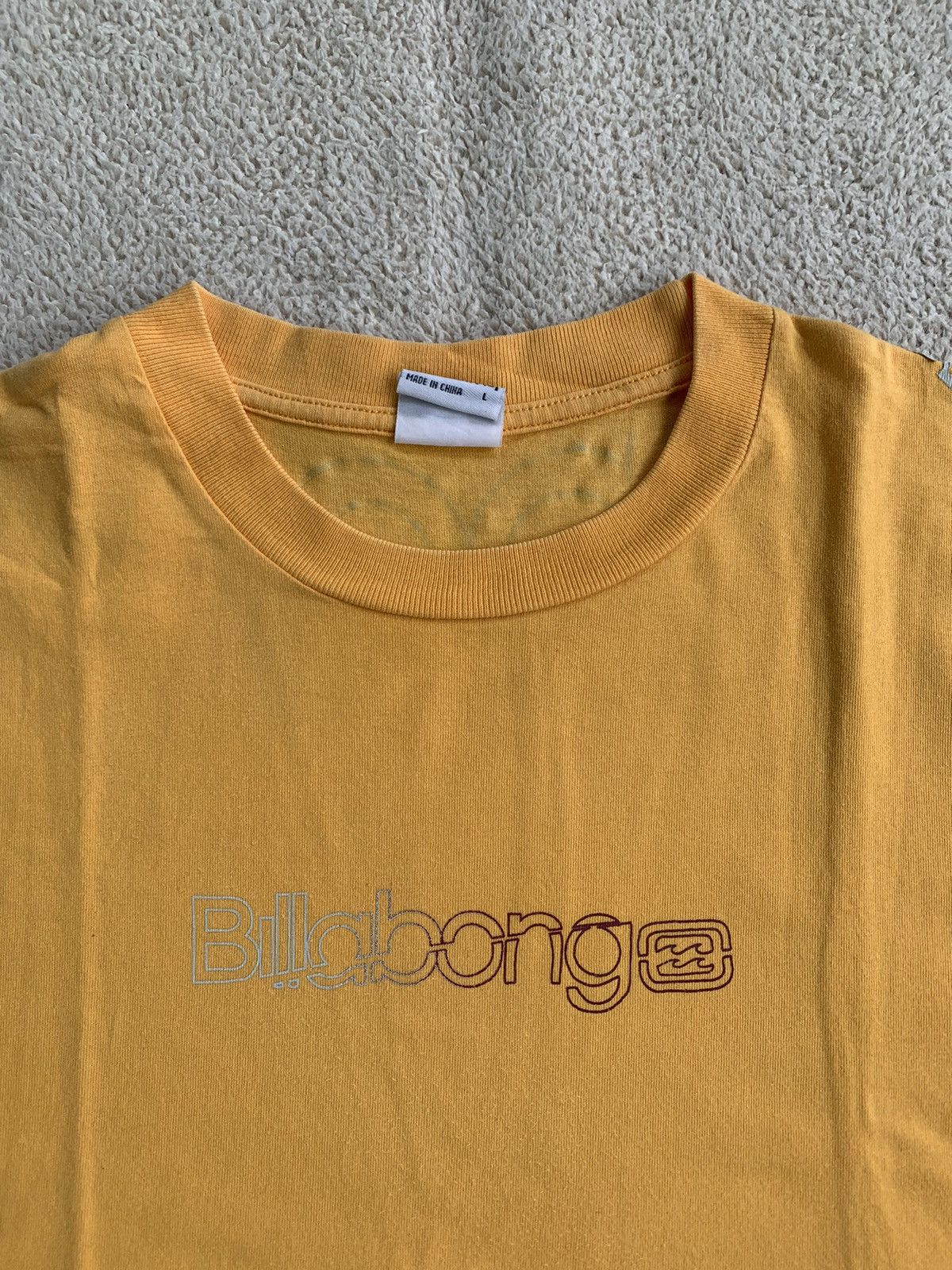 Billabong × Vintage Vintage 00's Billabong Logo Tshirt Size US L / EU 52-54 / 3 - 6 Thumbnail