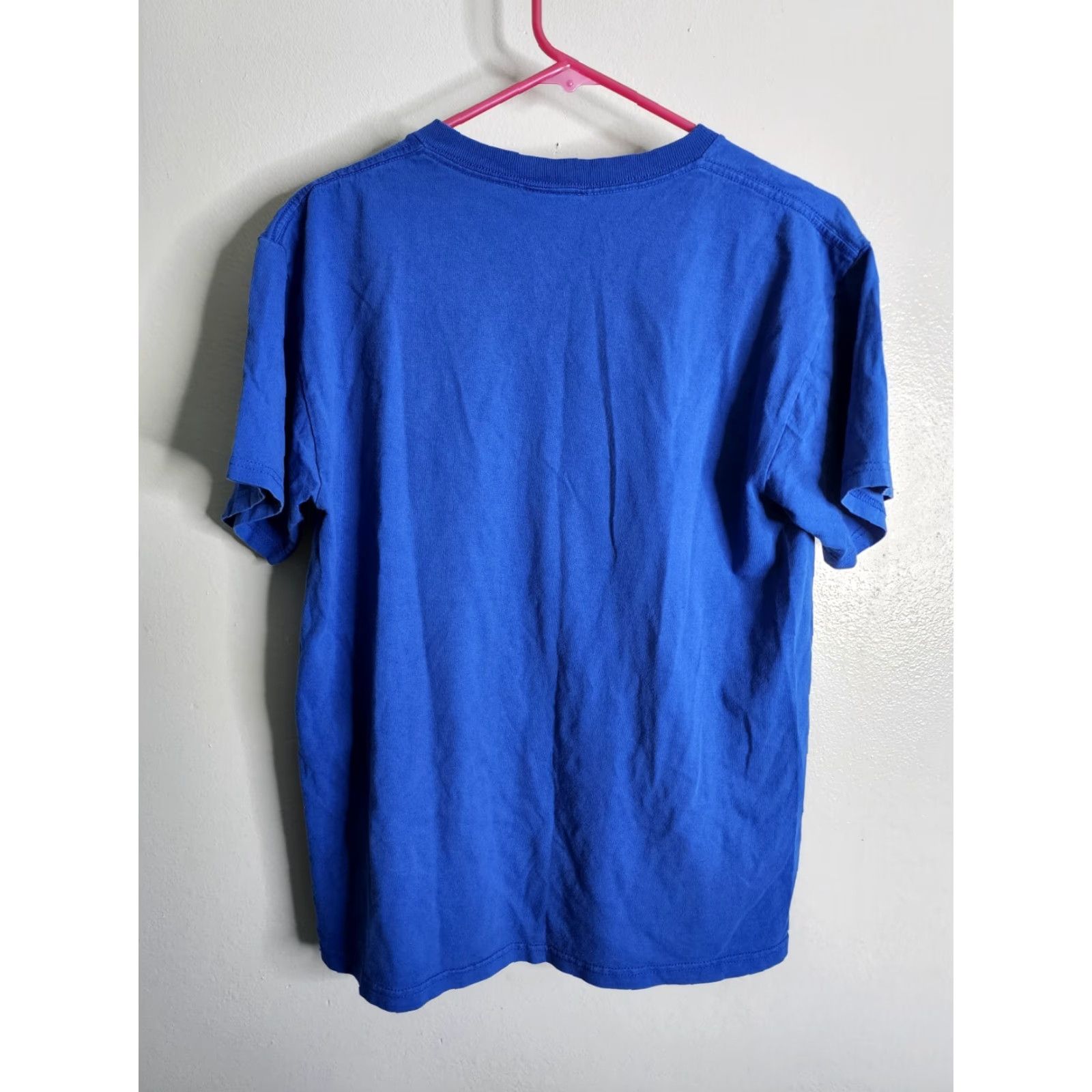 Disney VINTAGE Disney World Where Dreams Come True Mickey & Friends T Shirt Mens M Blue Cotton Blend 90s Graphic Print Short Sleeve Crew Neck Size US M / EU 48-50 / 2 - 3 Thumbnail