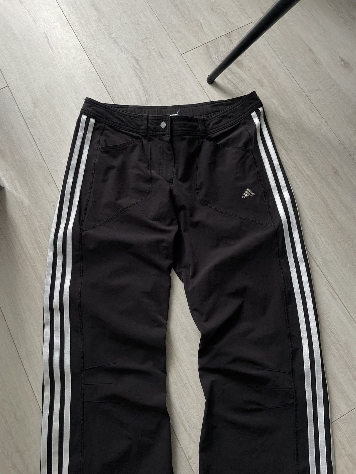Adidas Vintage Y2K Adidas 00’s Baggy Sweatpants Avant Garde RARE Size 26" / US 2 / IT 38 - 2 Thumbnail