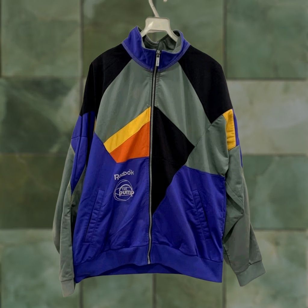 Reebok VINTAGE Reebok The Pump Track Jacket Shirt? Size US L / EU 52-54 / 3 - 1 Thumbnail