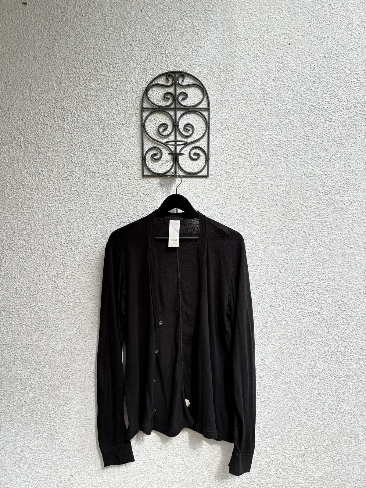 The Viridi-anne The Viridi-anne Black Snap Button Cashmere Cardigan Size US XL / EU 56 / 4 - 1 Thumbnail