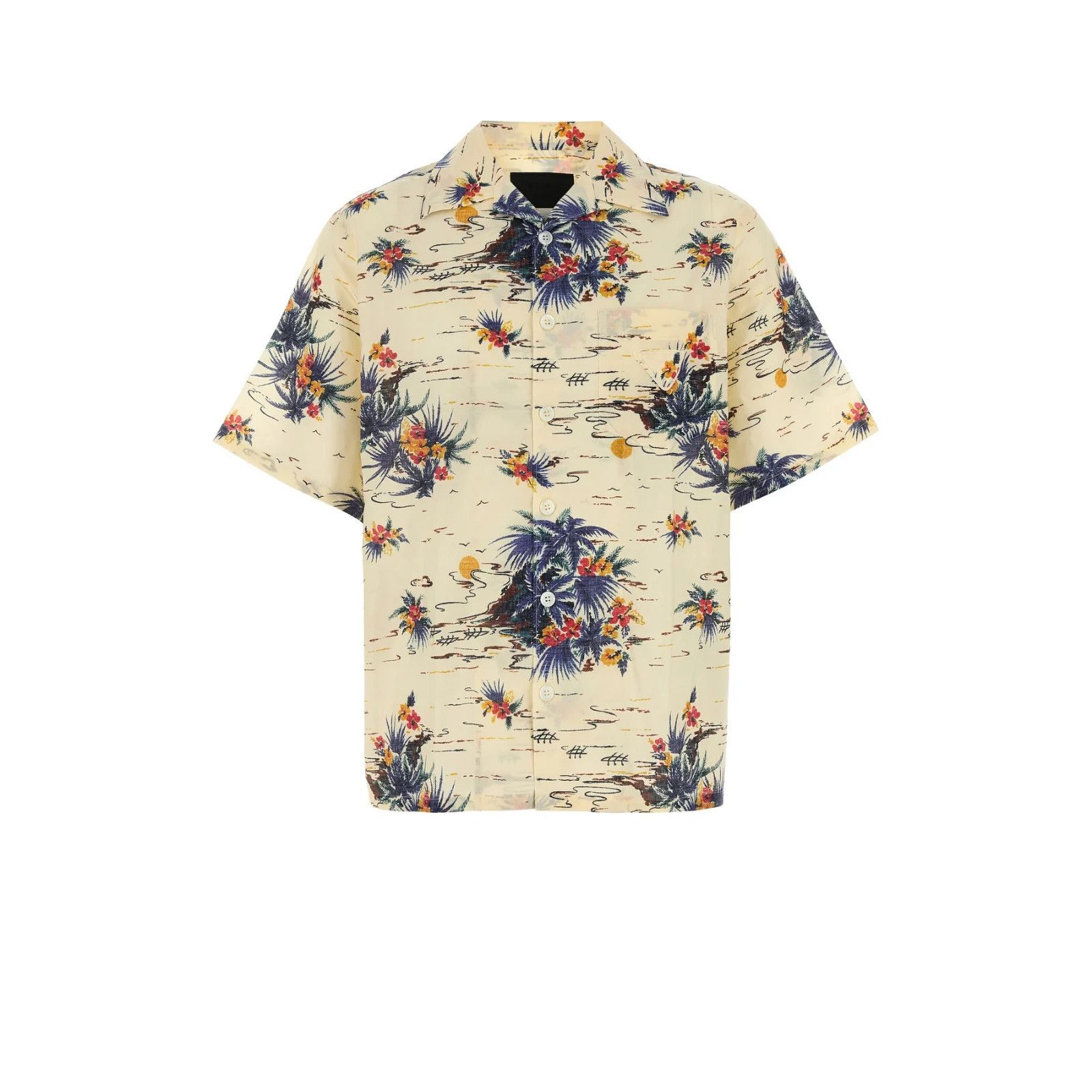 Prada PRADA Printed Cotton Shirt New & Authentic (Men's size:S;) Size US S / EU 44-46 / 1 - 1 Thumbnail