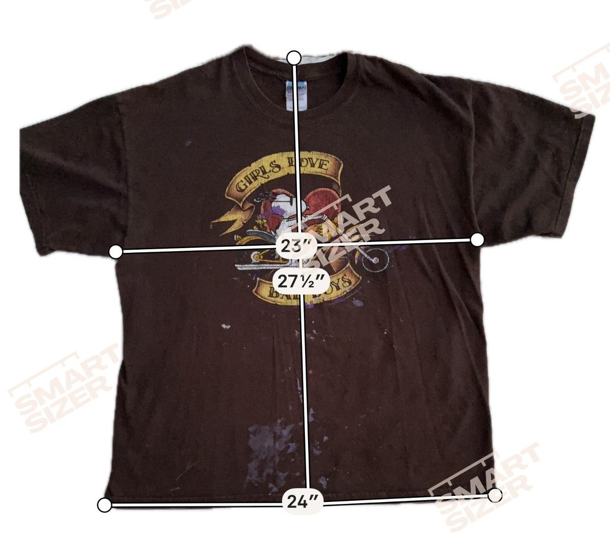 Peanuts Thrashed Vintage Snoopy Biker Tee Shirt XL Peanuts T Size US XL / EU 56 / 4 - 8 Thumbnail